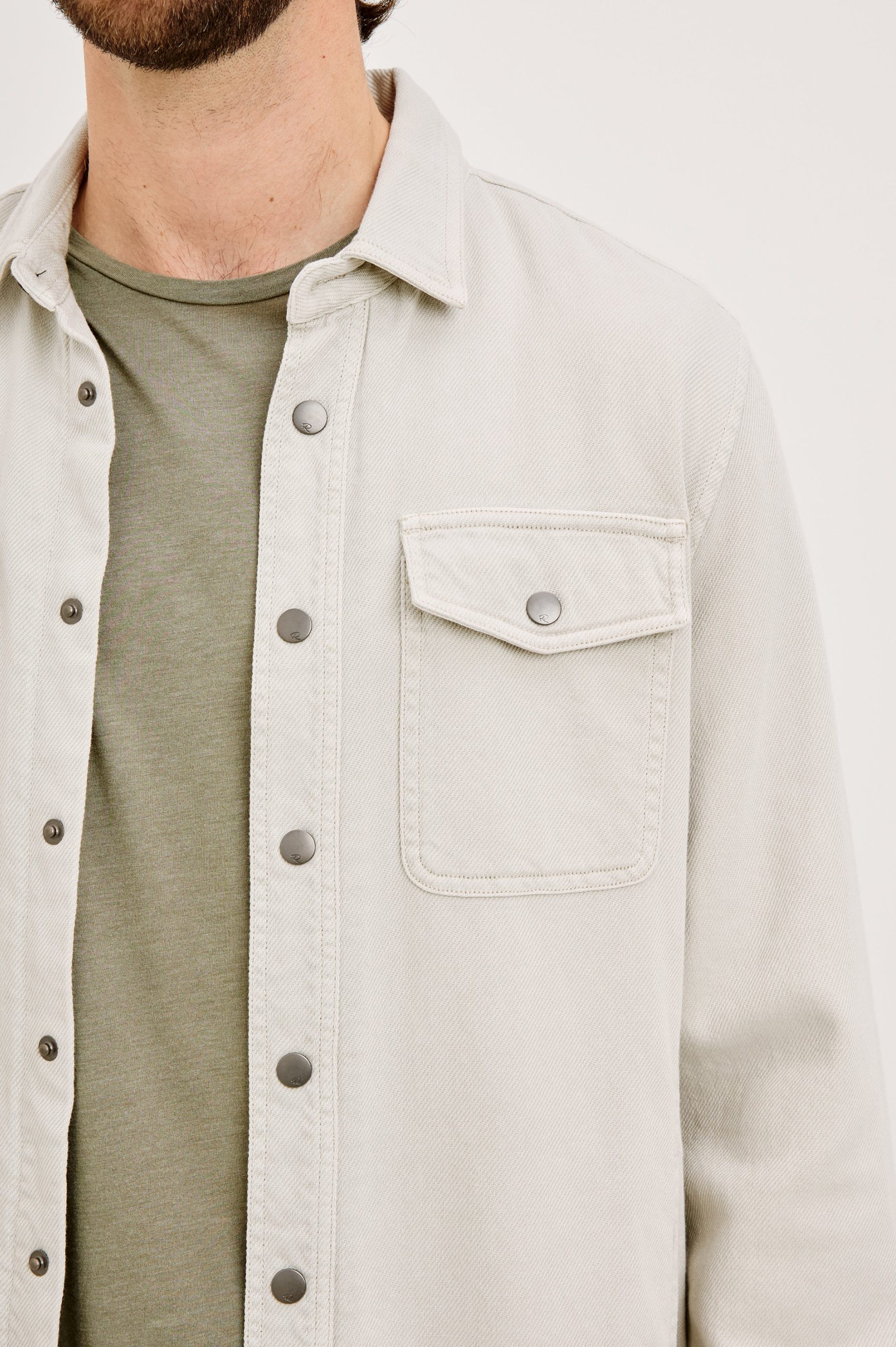 RHETT SHIRT JACKET - STONE - Image 2