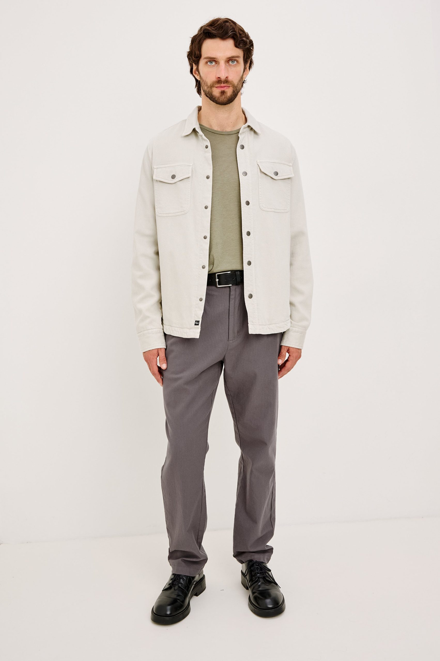RHETT SHIRT JACKET - STONE - Image 3