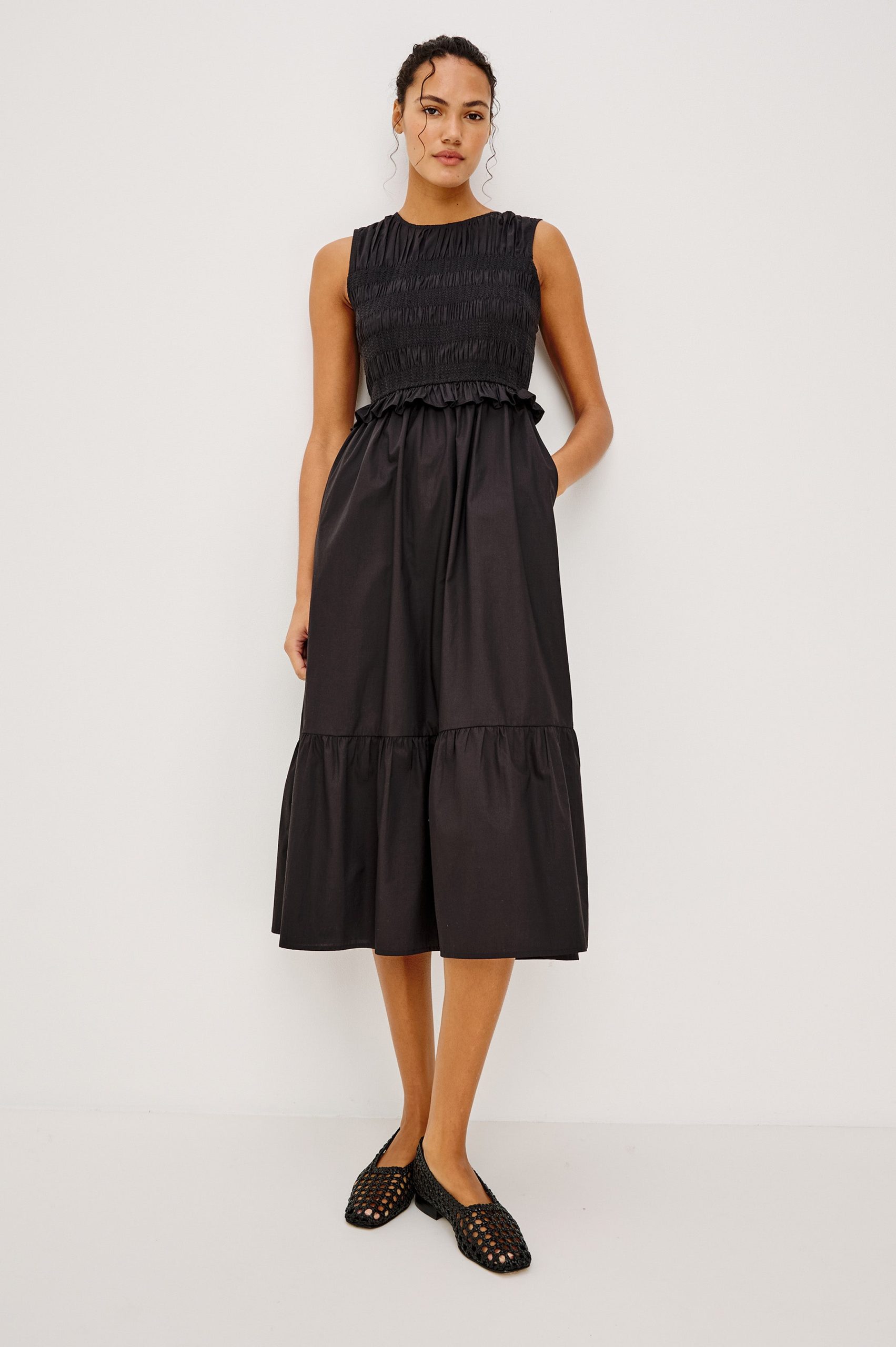RIALTO DRESS - BLACK - Image 3