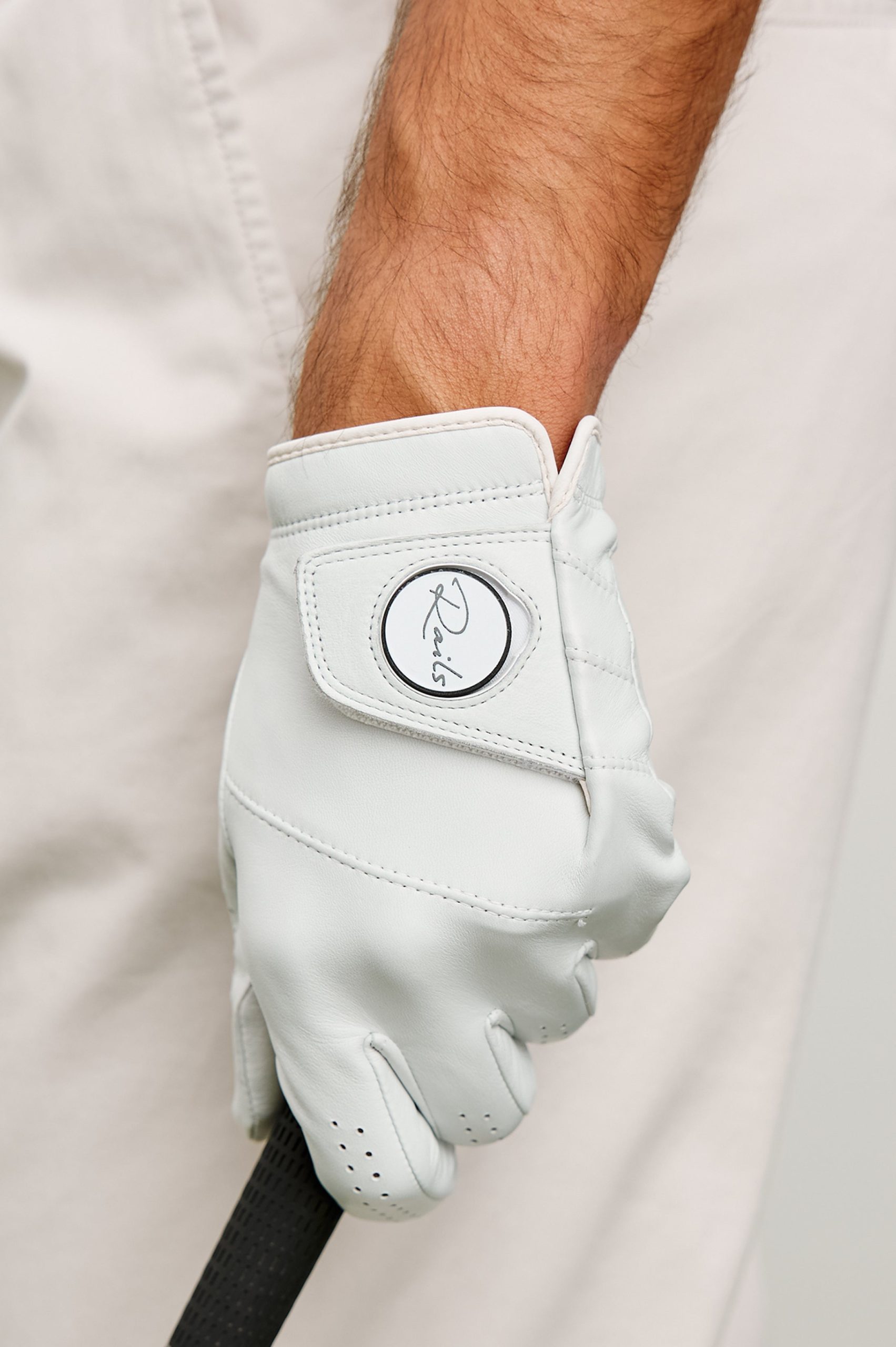 RAILS GOLF GLOVE - RIGHT- WHITE