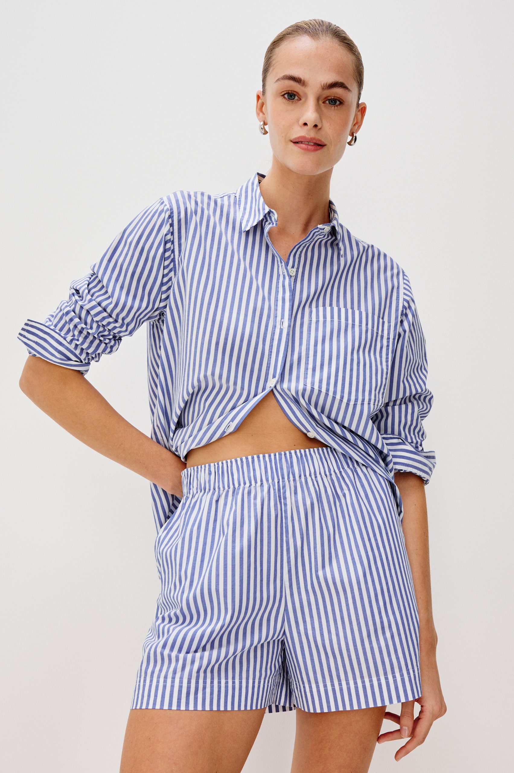 ROCKY SHORT - MARINER WHITE STRIPE
