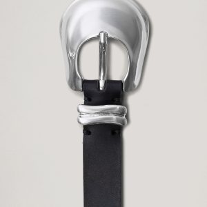 RODEO BELT - BLACK SILVER