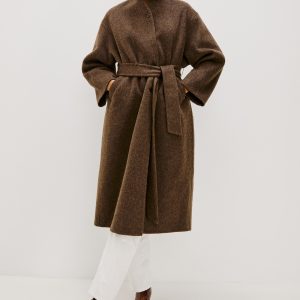 ROLAND COAT - HEATHER UMBER