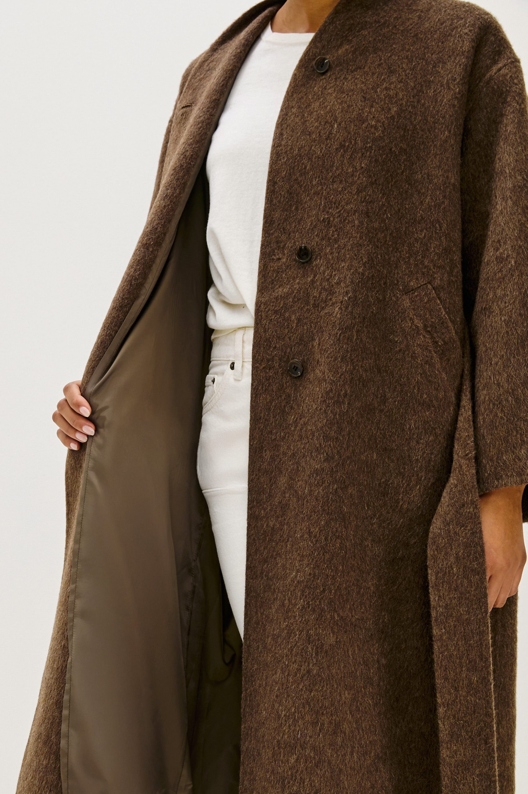 ROLAND COAT - HEATHER UMBER - Image 4