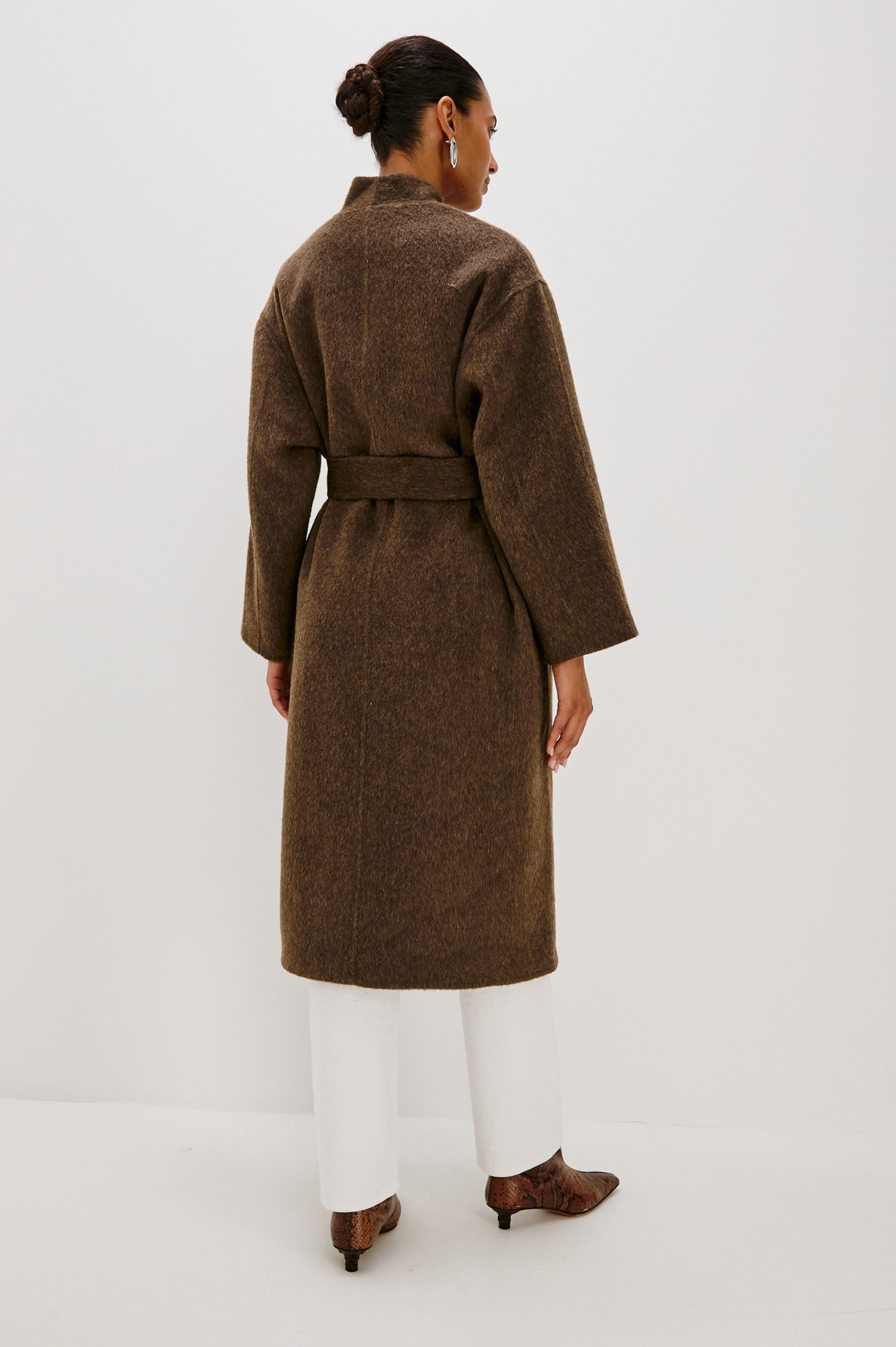 ROLAND COAT - HEATHER UMBER - Image 5