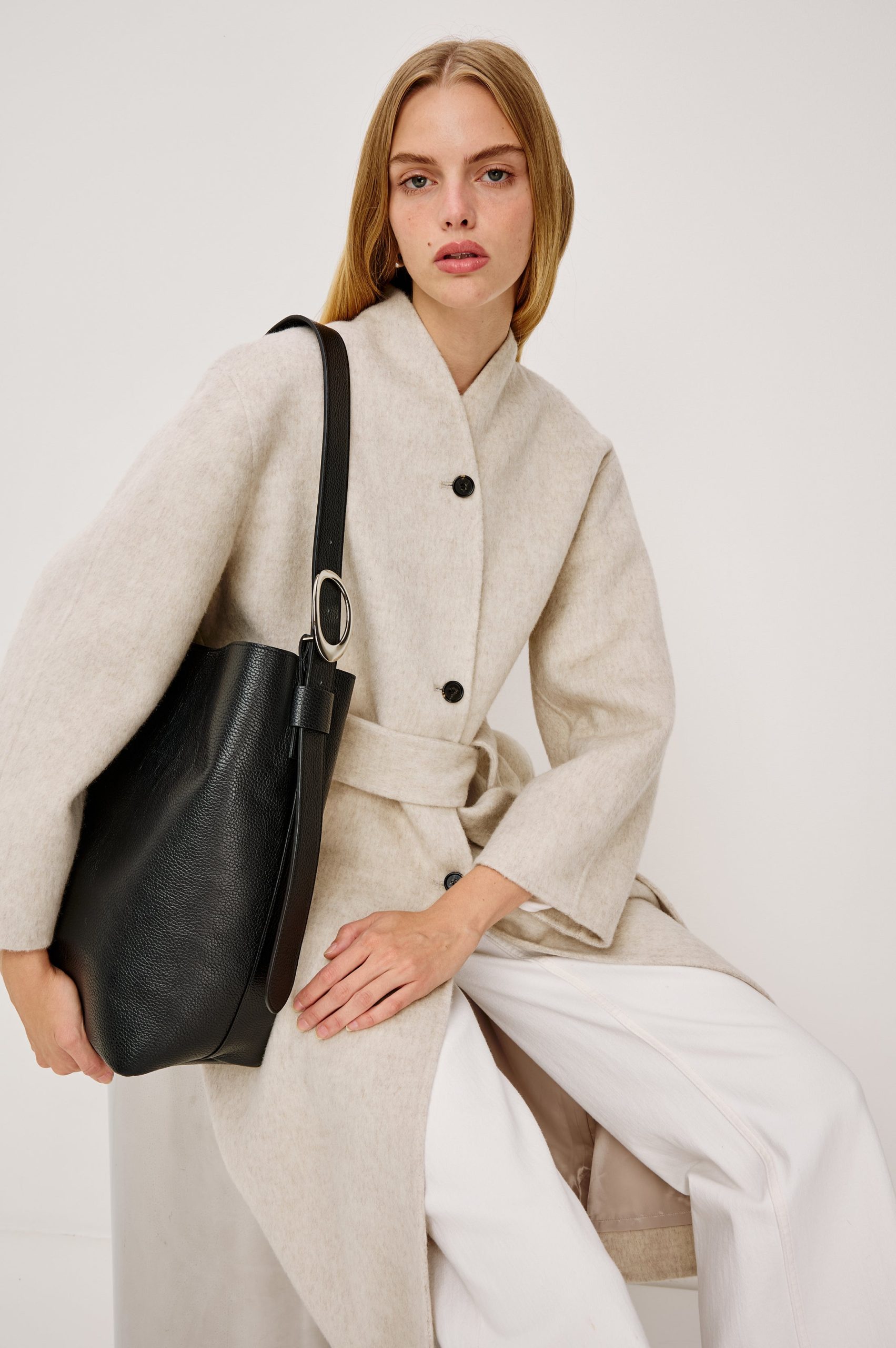 ROLAND COAT - OATMEAL - Image 4