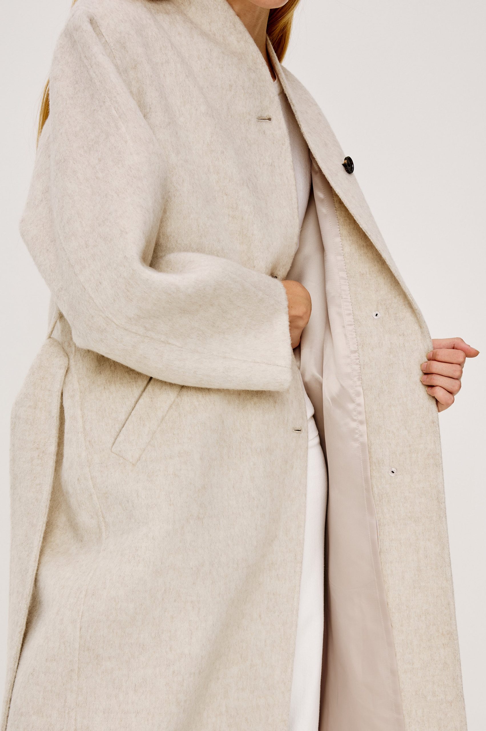ROLAND COAT - OATMEAL - Image 2