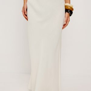 ROMINA SKIRT - IVORY LINEN