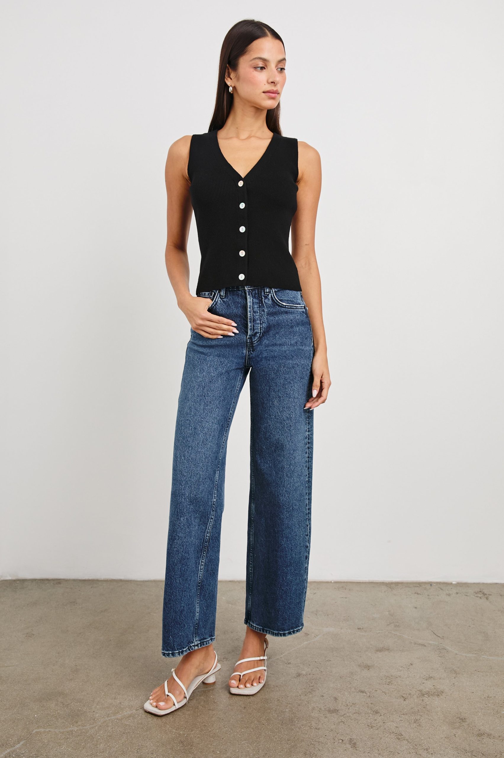 ROSA VEST - BLACK - Image 3