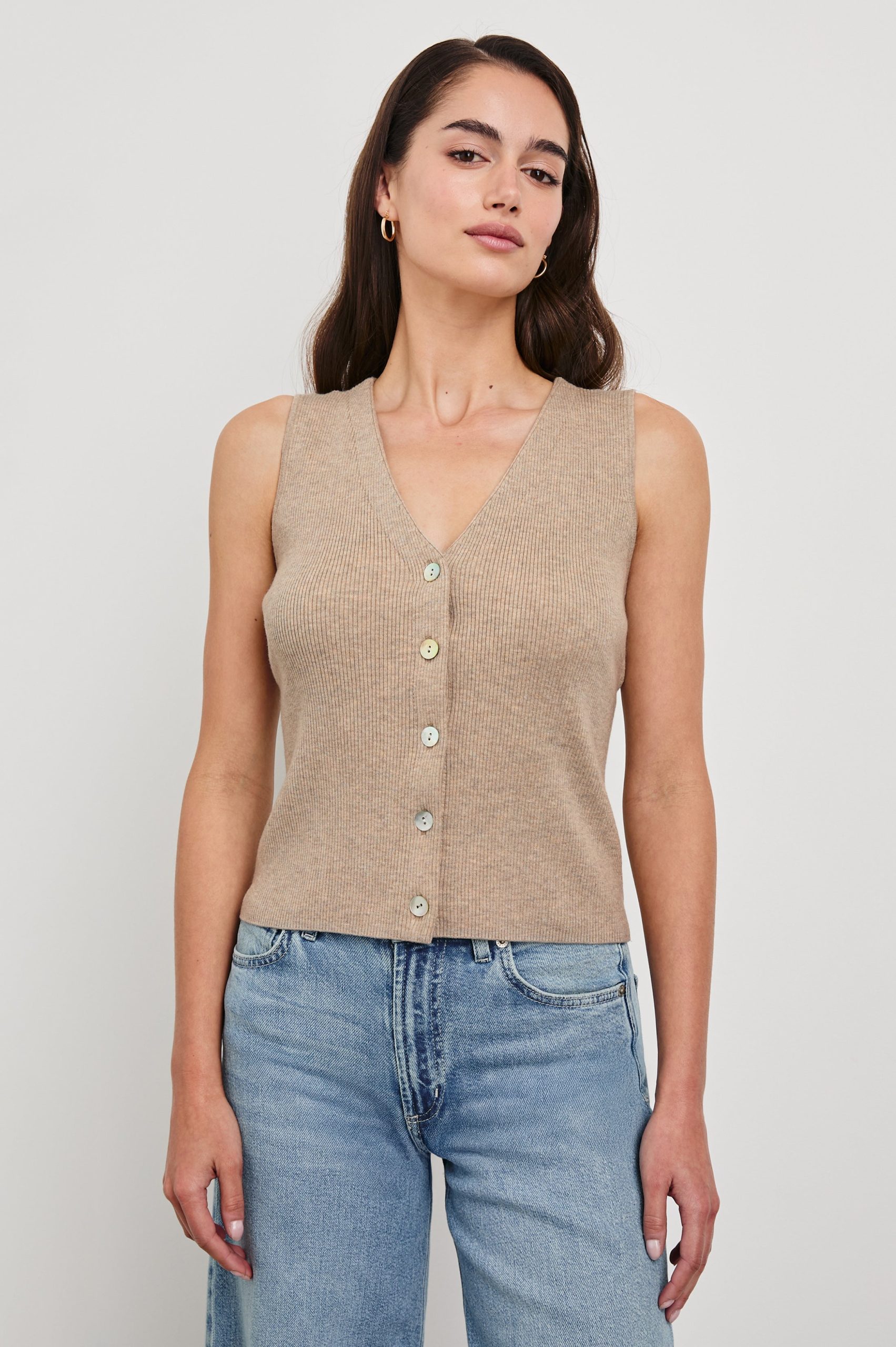 ROSA VEST - OATMEAL - Image 4