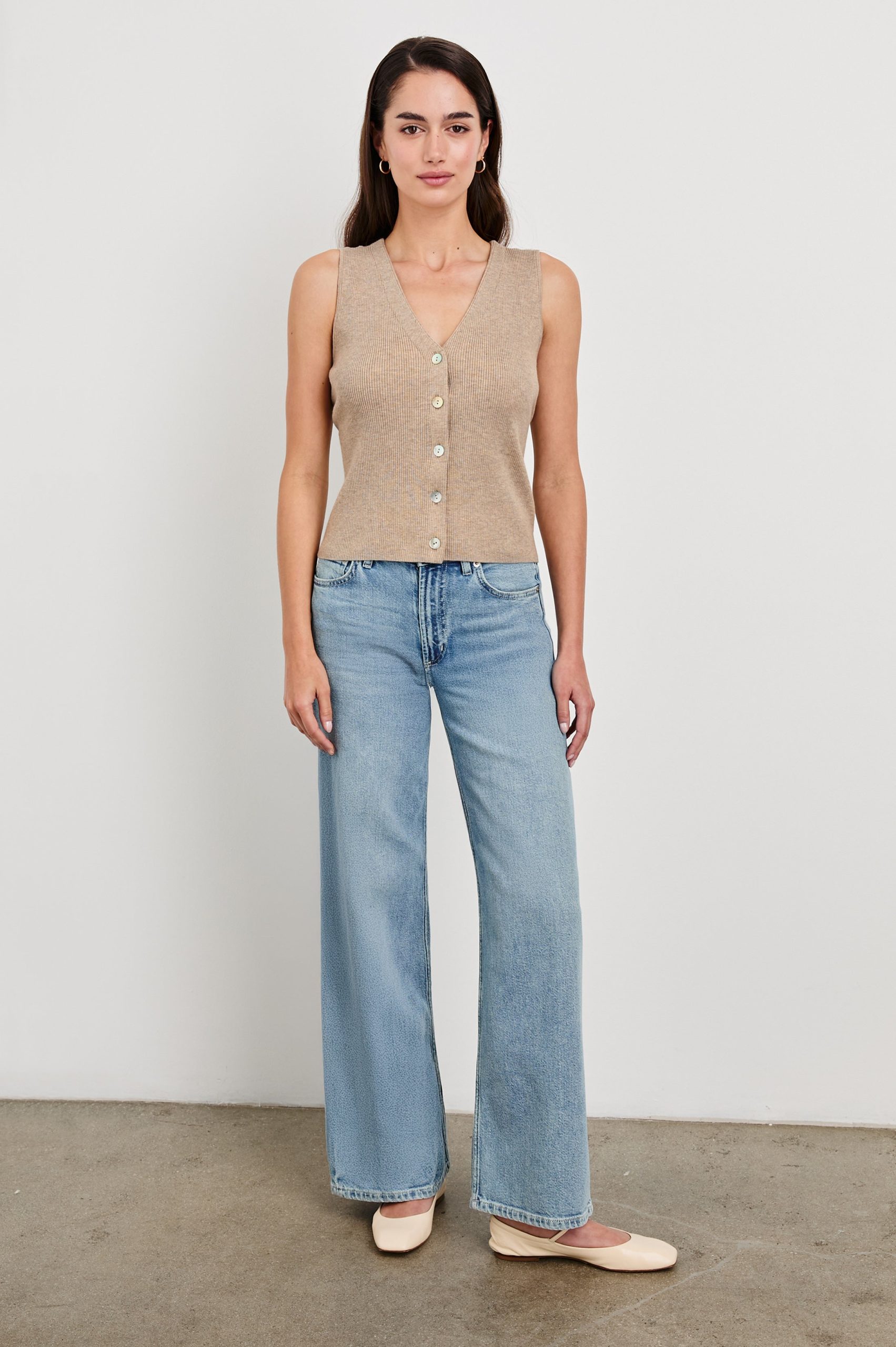 ROSA VEST - OATMEAL - Image 3