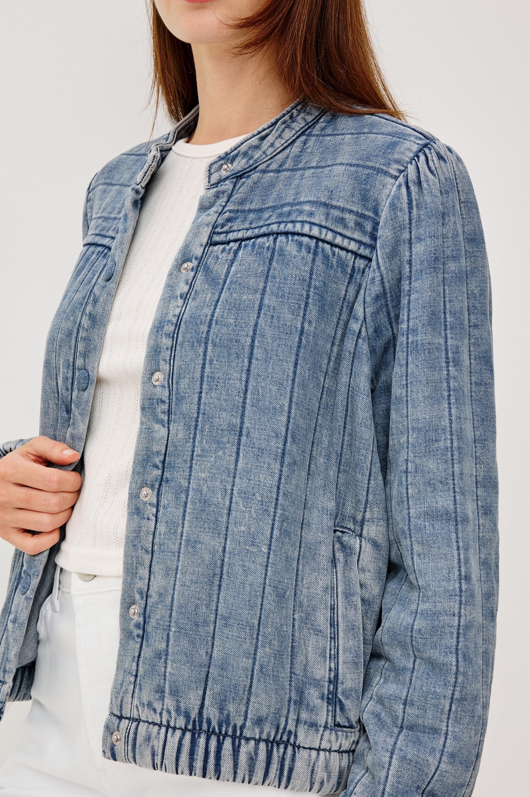 ROSELL JACKET - MEDIUM CLOUD WASH - Image 2