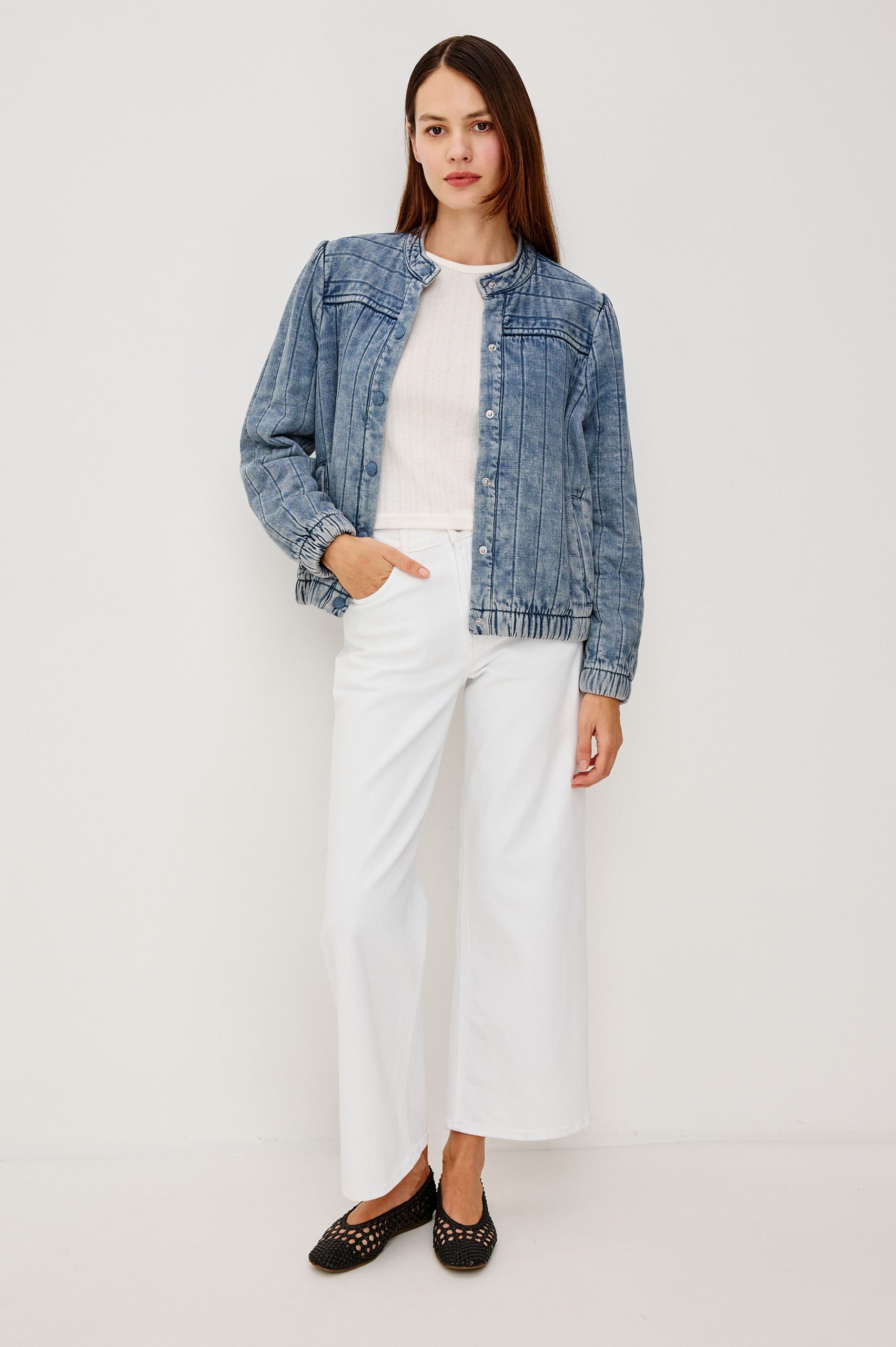 ROSELL JACKET - MEDIUM CLOUD WASH - Image 3