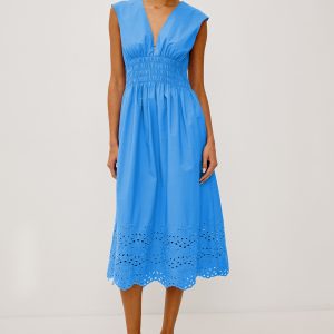ROXANNE DRESS - HARBOR BLUE