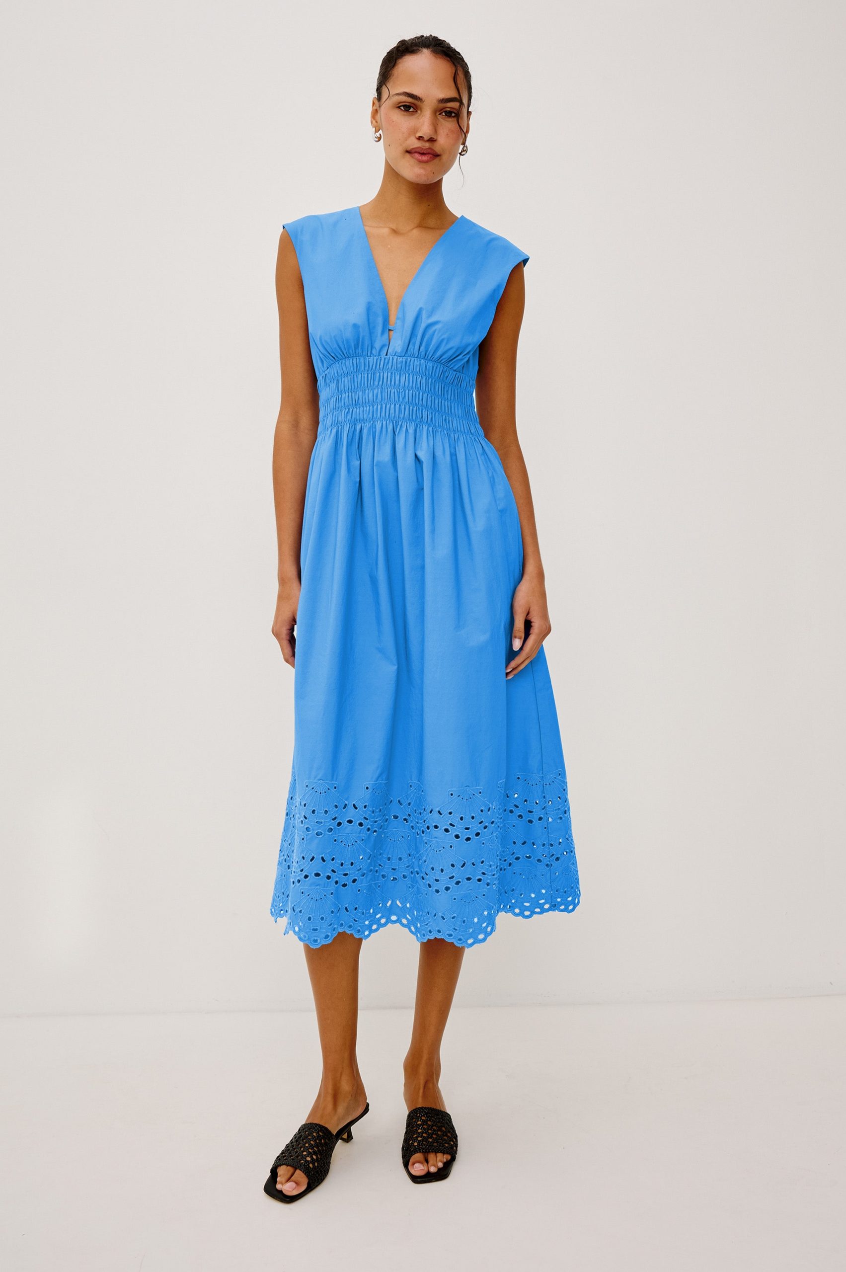 ROXANNE DRESS - HARBOR BLUE