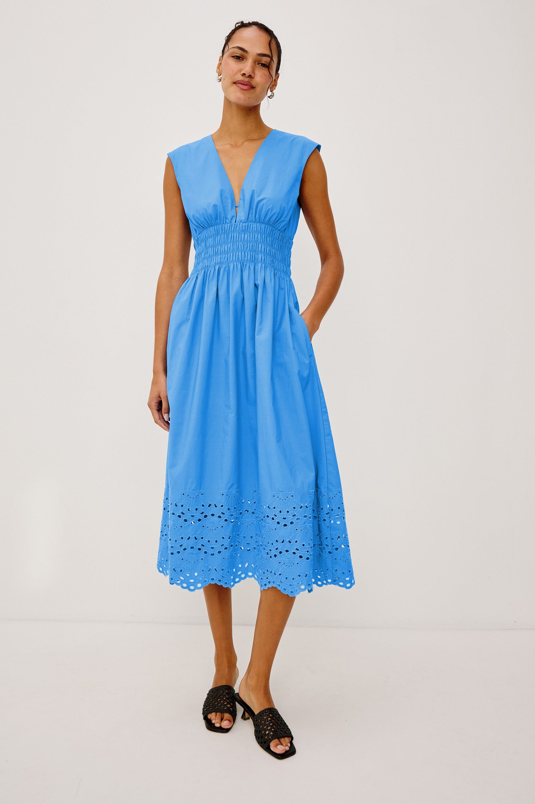 ROXANNE DRESS - HARBOR BLUE - Image 3