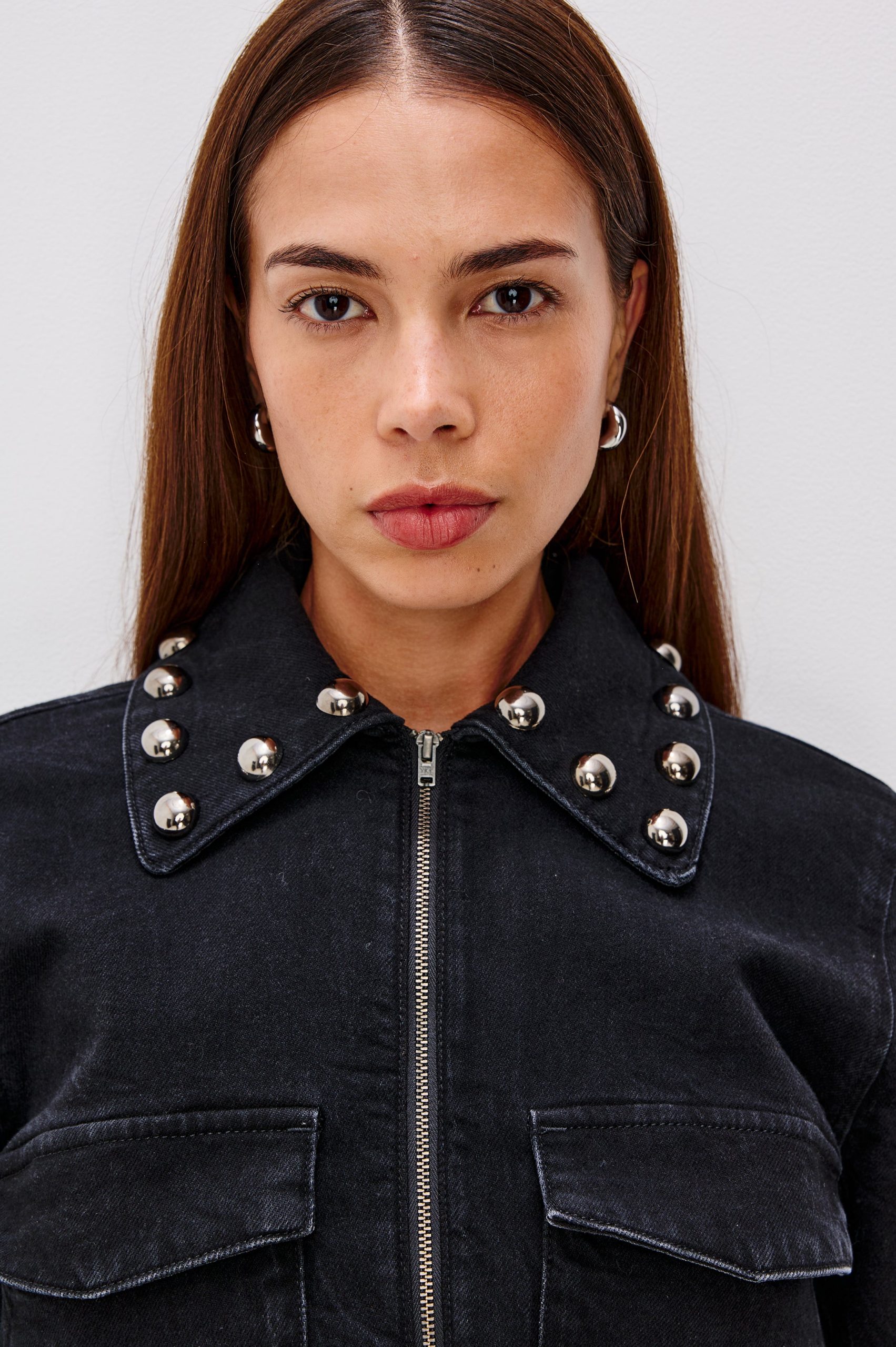 ROXBURY JACKET - BLACK STONE STUDDED - Image 2