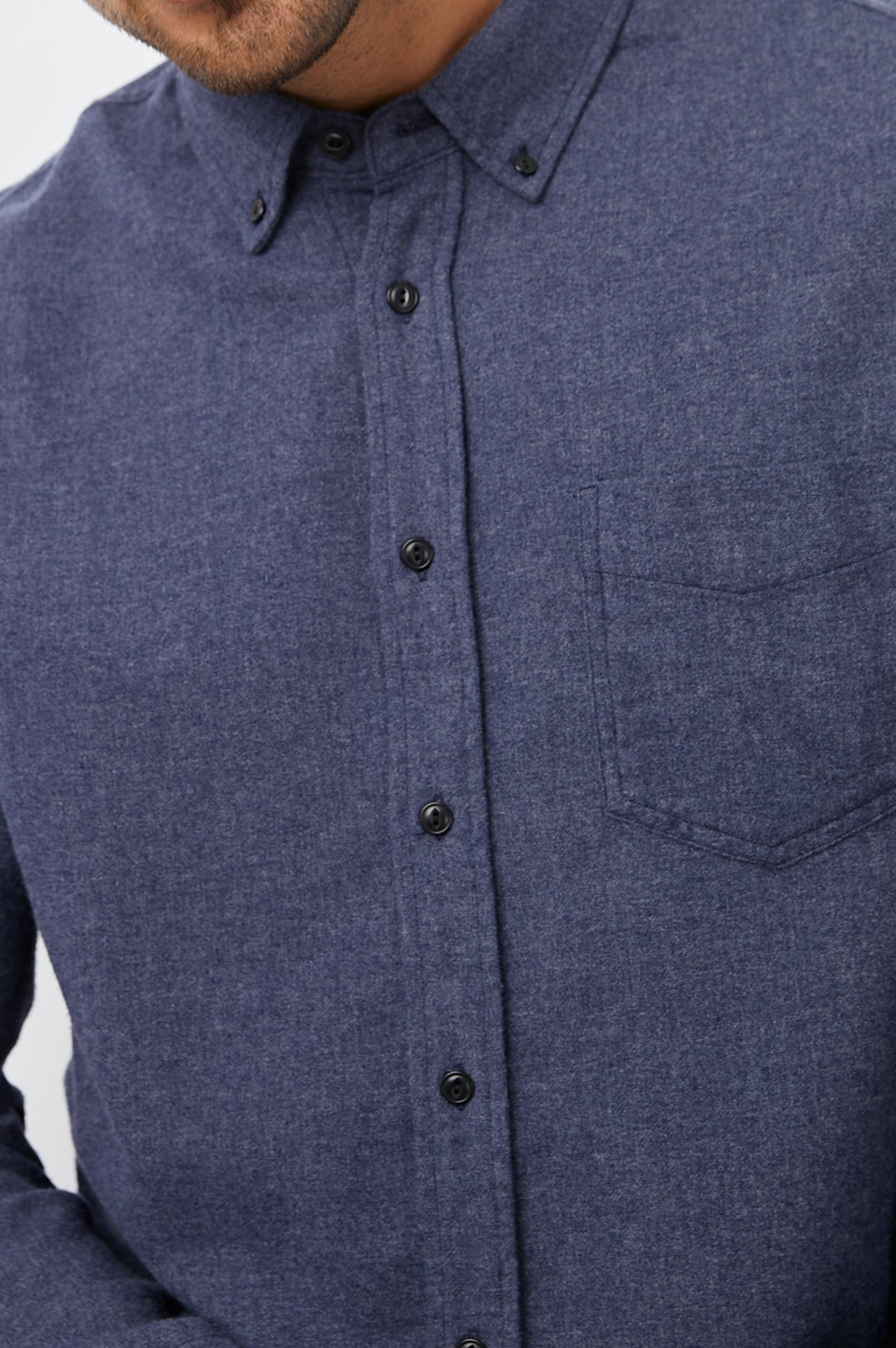 RUNSON SHIRT - HEATHER BLUE - Image 2