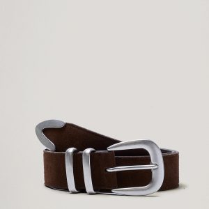 RYDER BELT - CHOCOLATE SUEDE