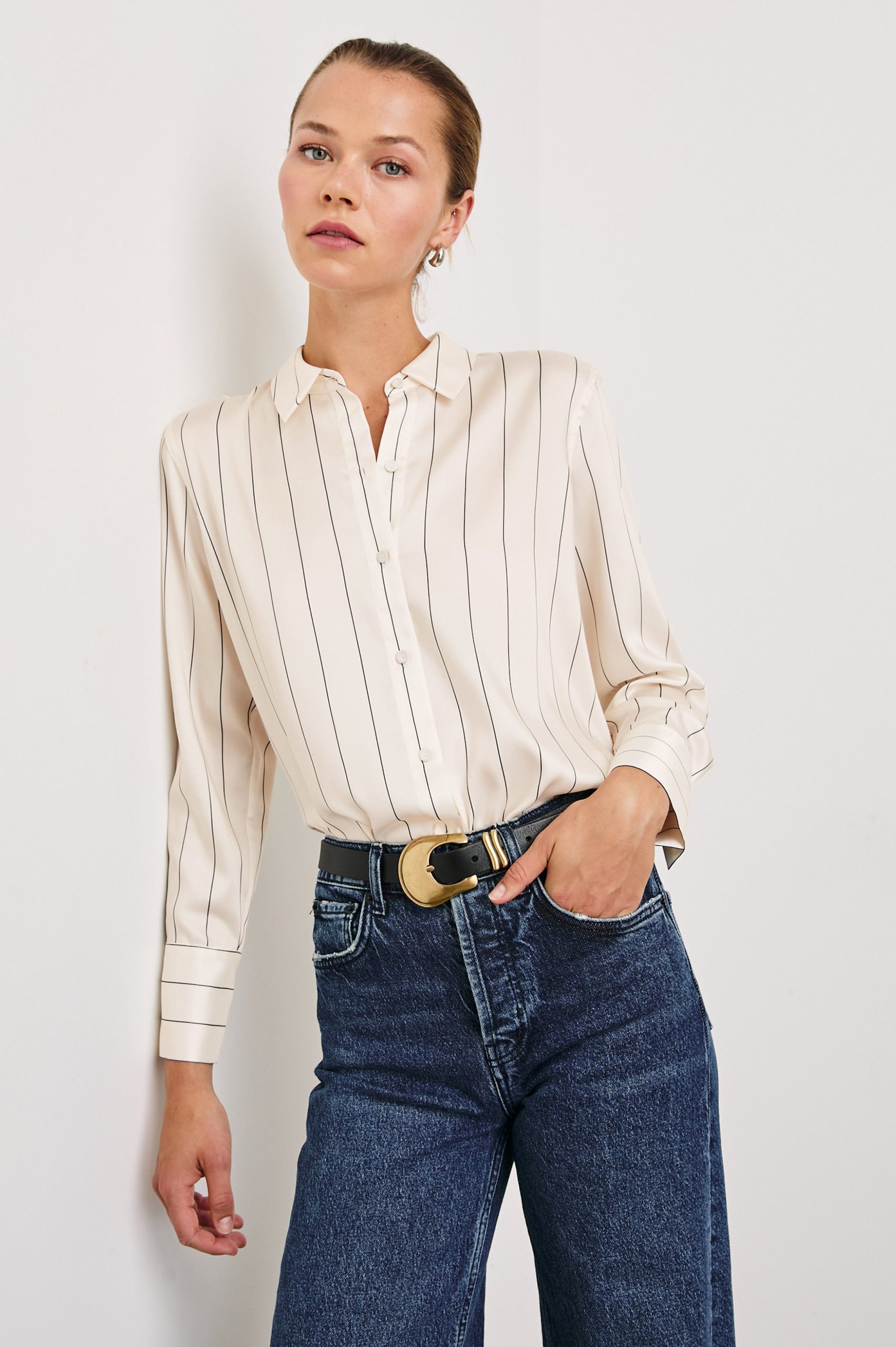 SAIGE SHIRT - BRIXTON STRIPE - Image 4