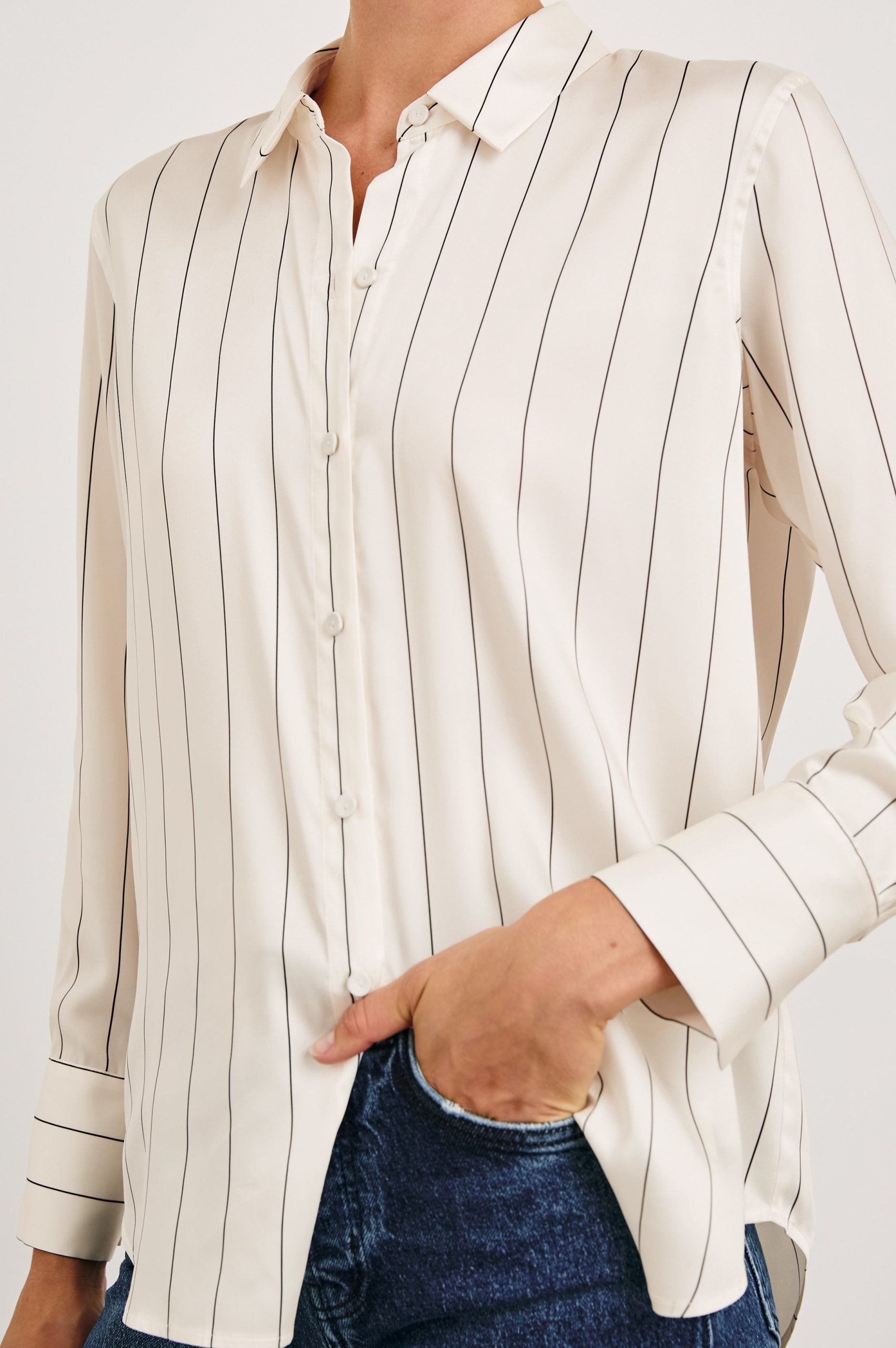 SAIGE SHIRT - BRIXTON STRIPE - Image 2