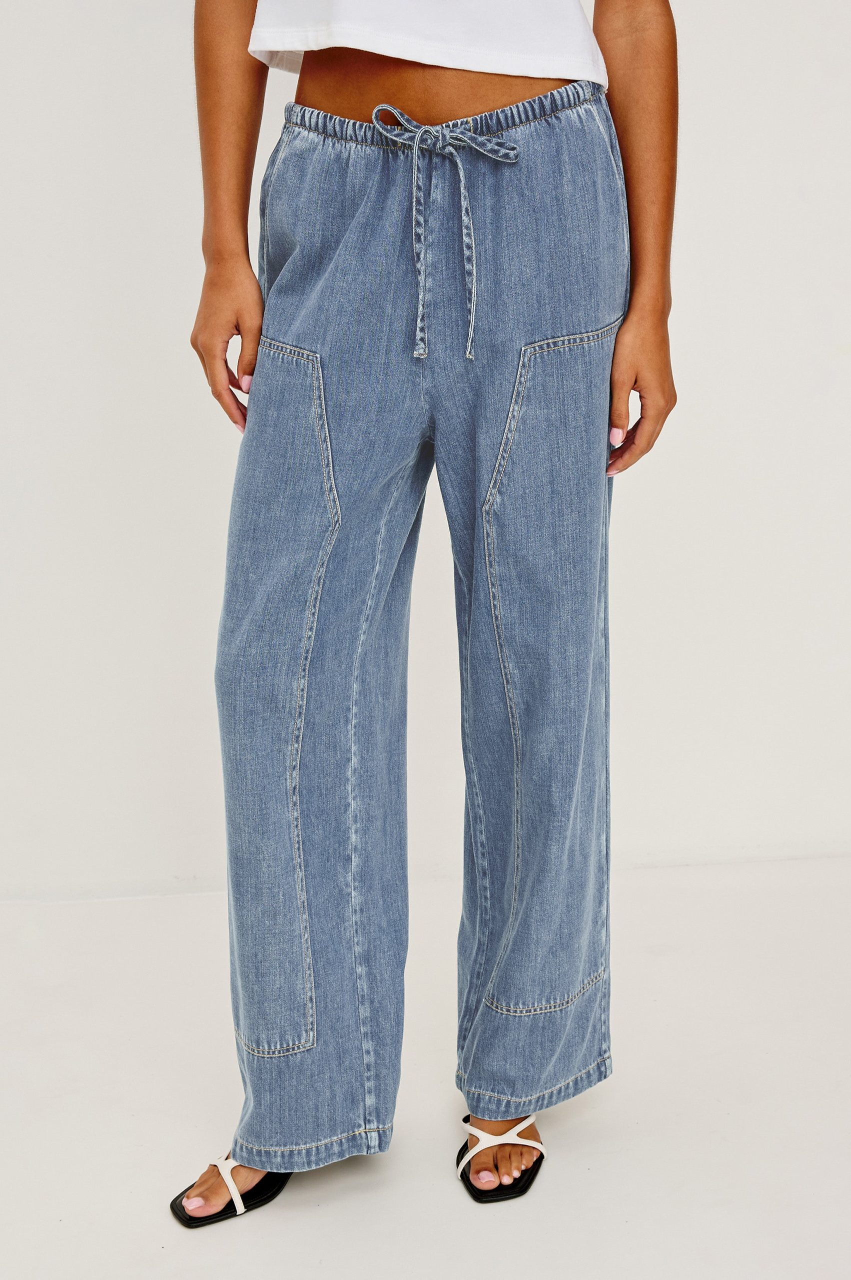 SANDERSON PANT - ANTIQUE BLUE