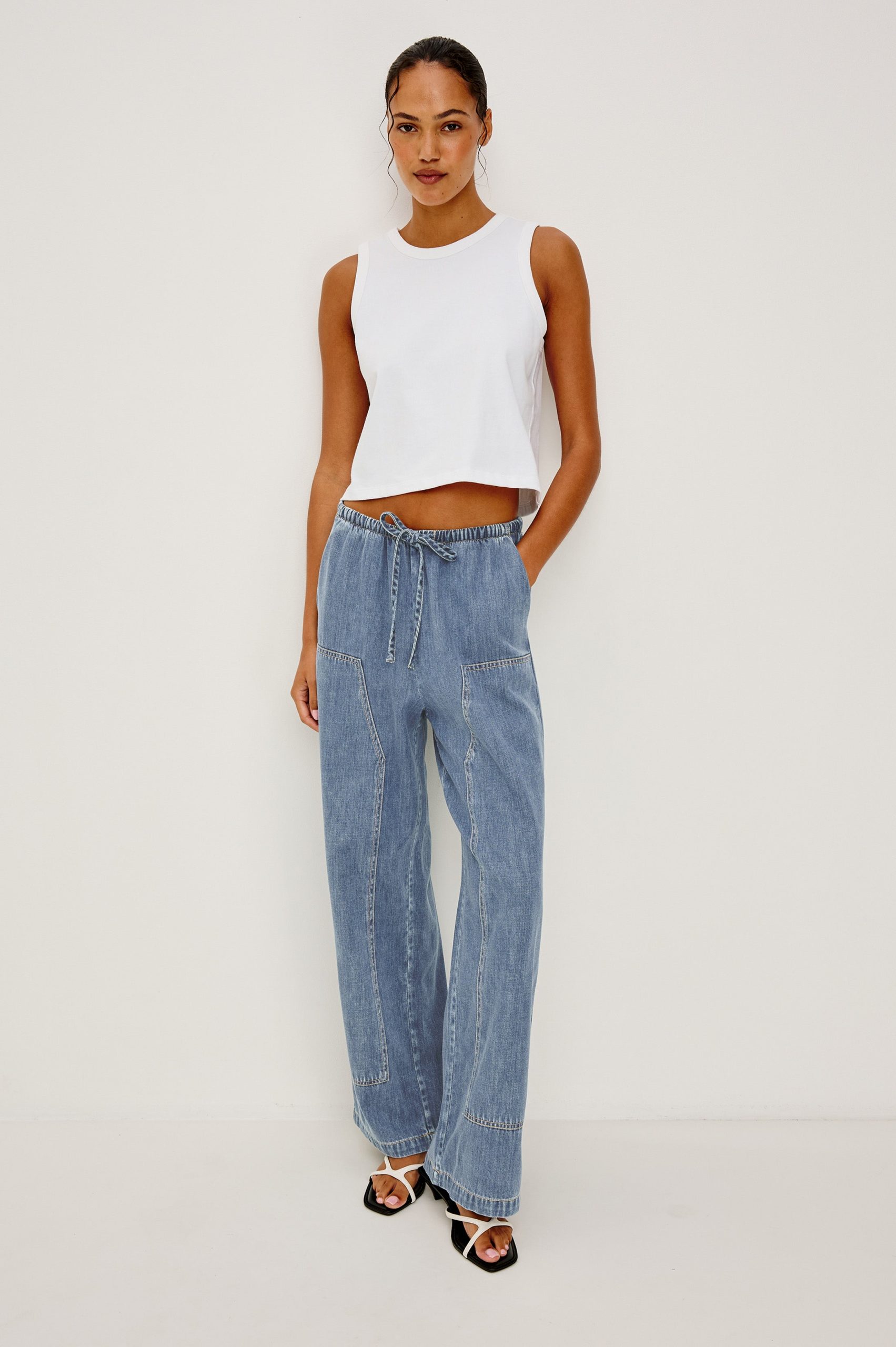 SANDERSON PANT - ANTIQUE BLUE - Image 3