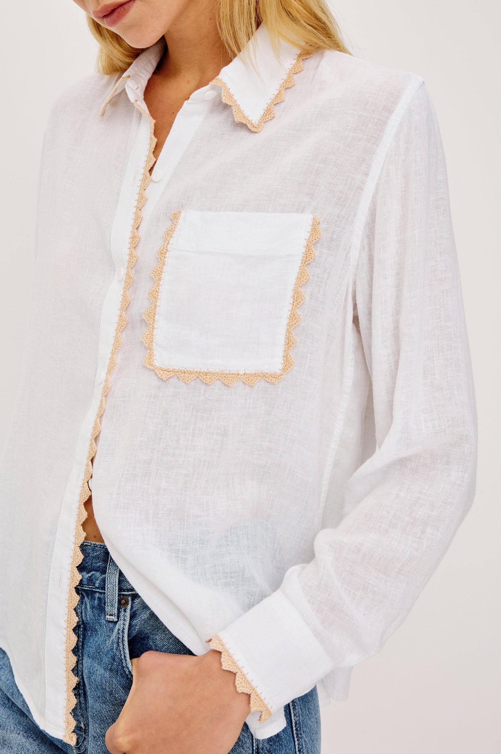 SAYA SHIRT - WHITE - Image 3
