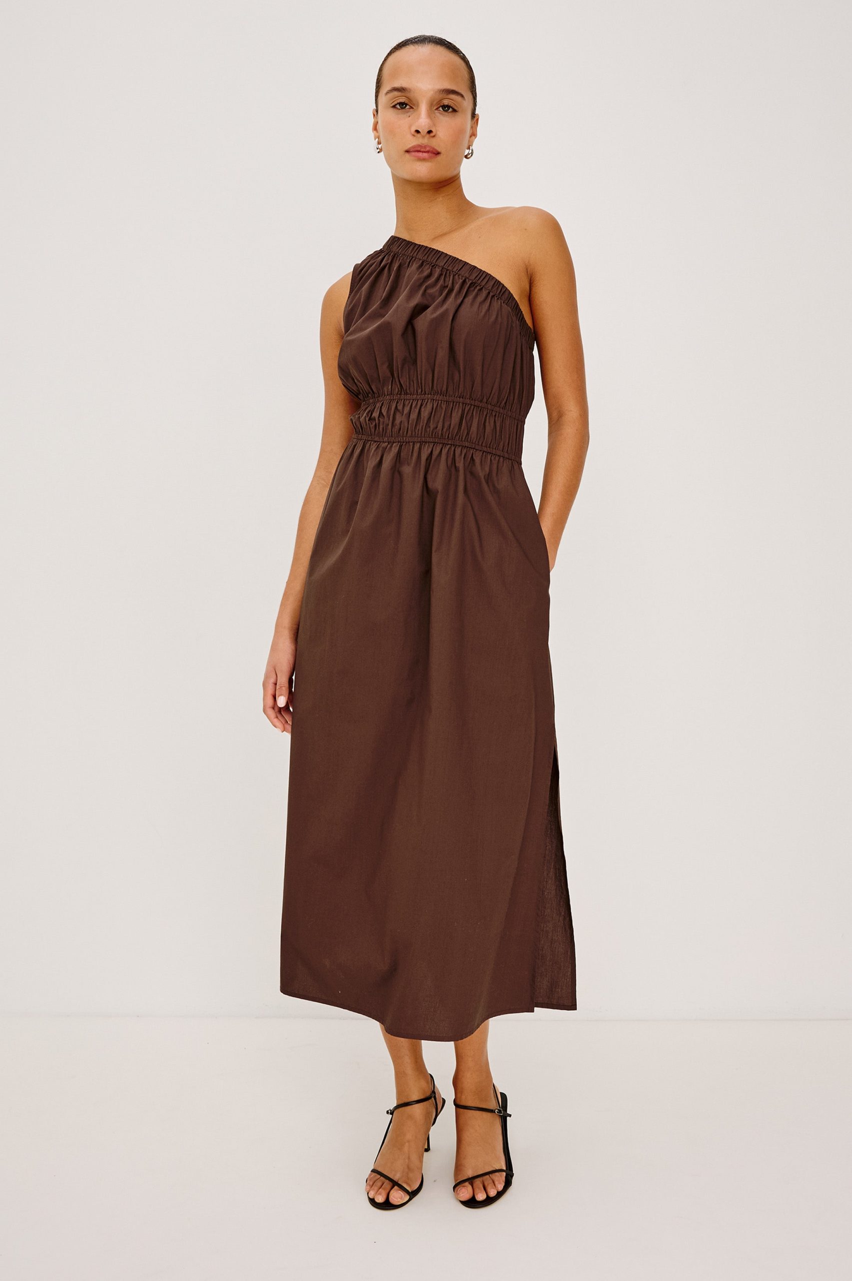 SELANI DRESS - ESPRESSO