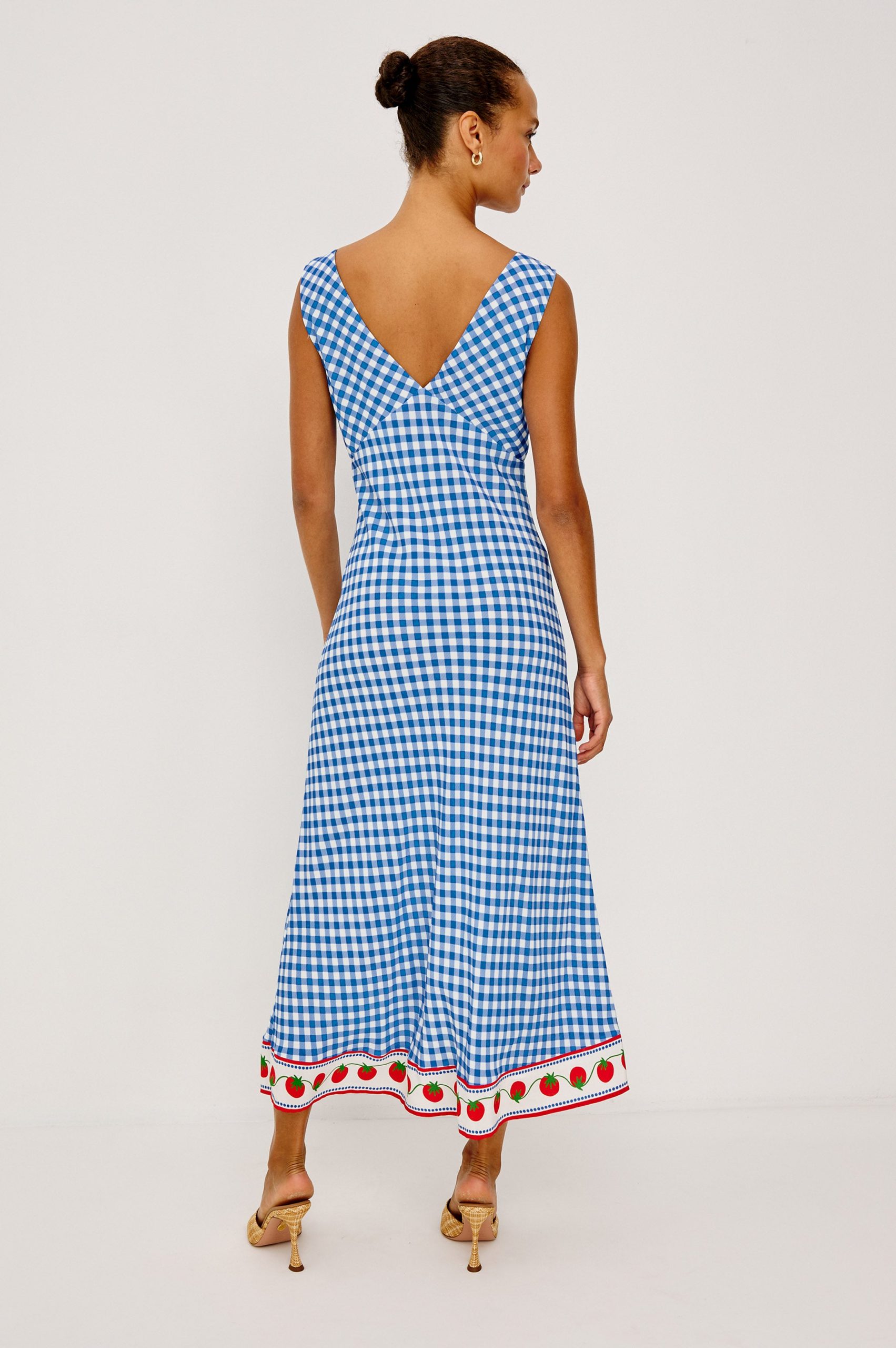 RAILS X GIADZY SERAFINA DRESS - GINGHAM TOMATOES - Image 4