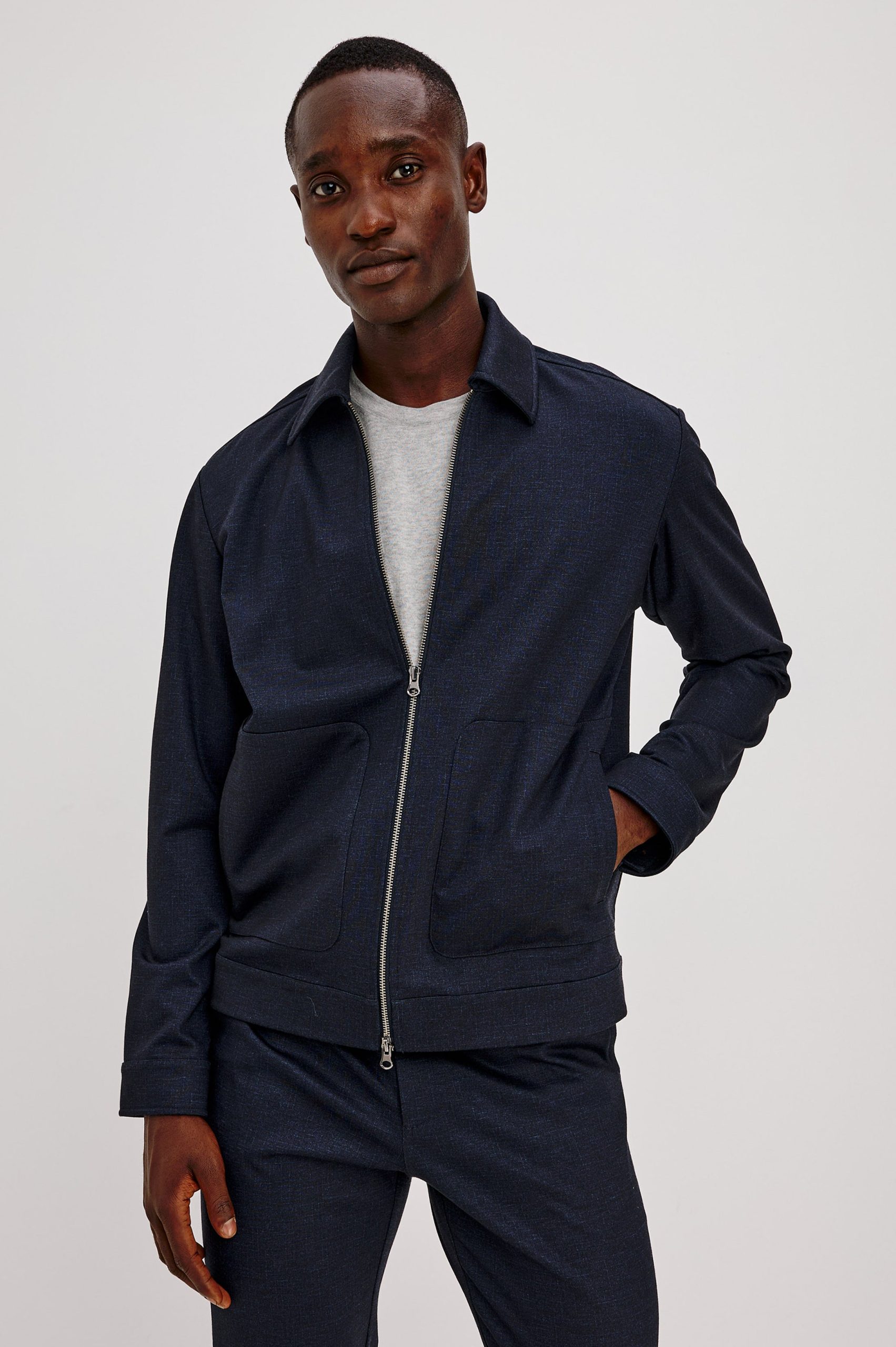 SHAEL JACKET - NAVY - Image 4