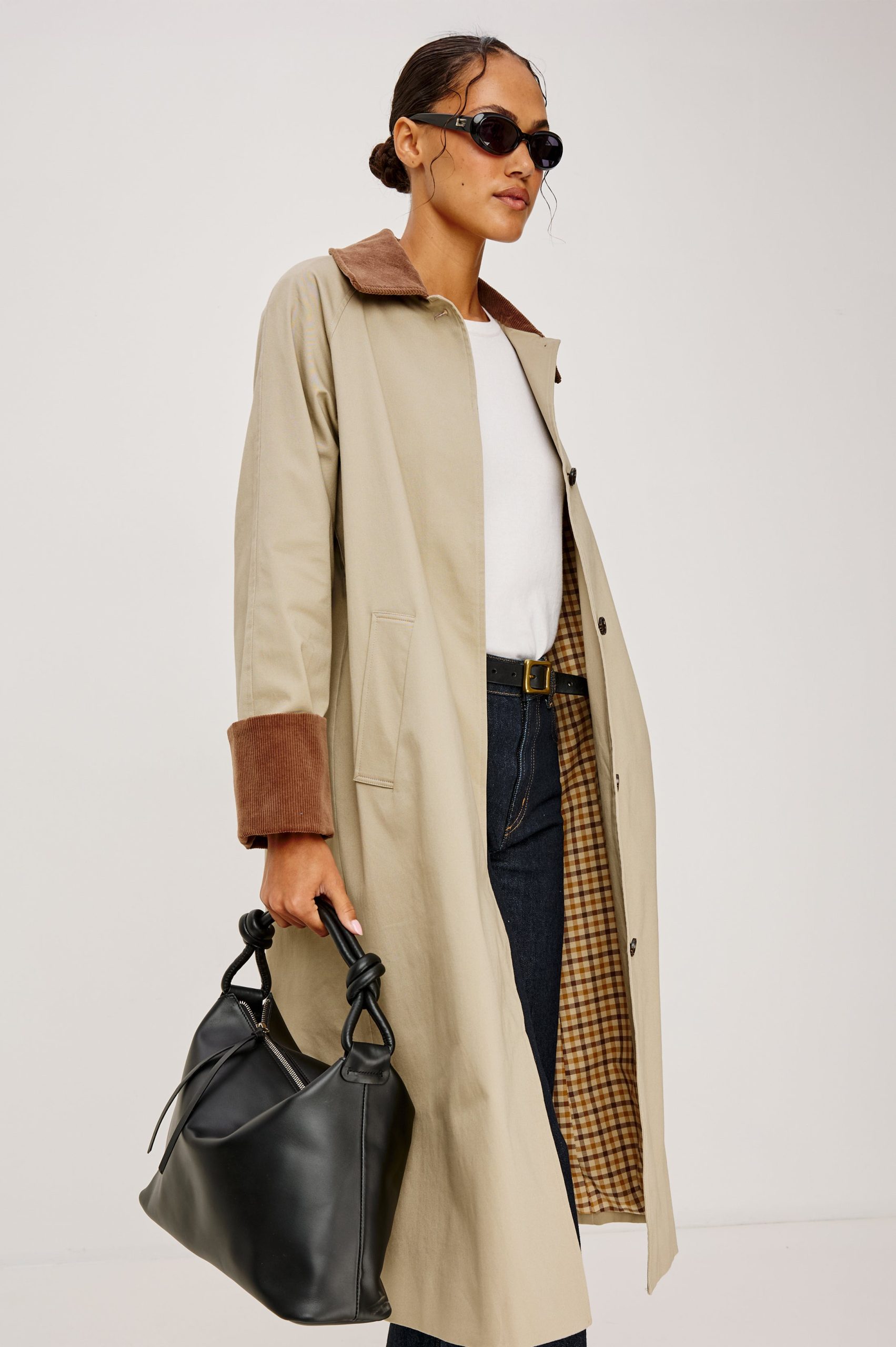SIENA HOBO BAG - BLACK LEATHER - Image 5