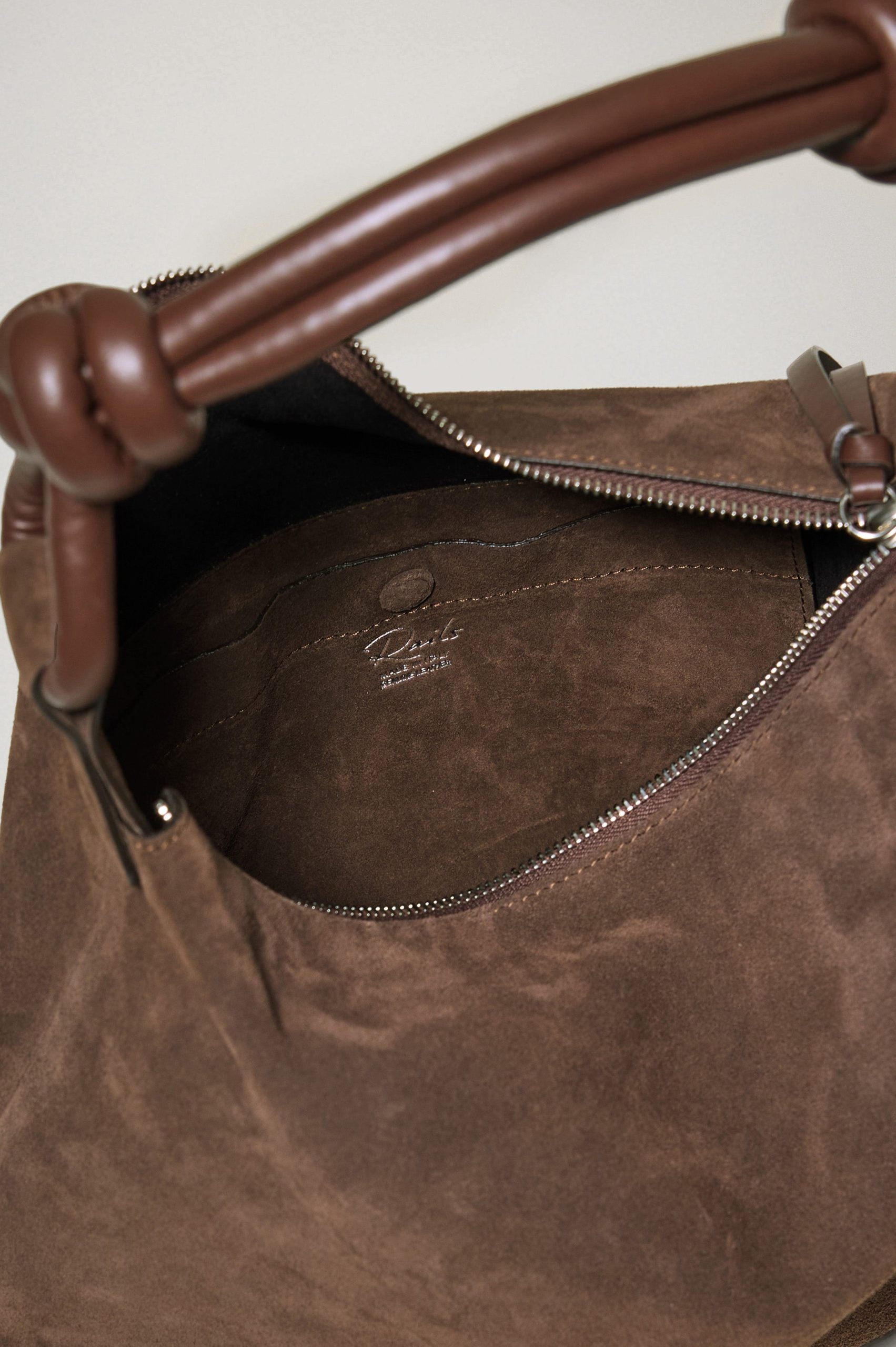 SIENA HOBO BAG - ESPRESSO SUEDE - Image 3