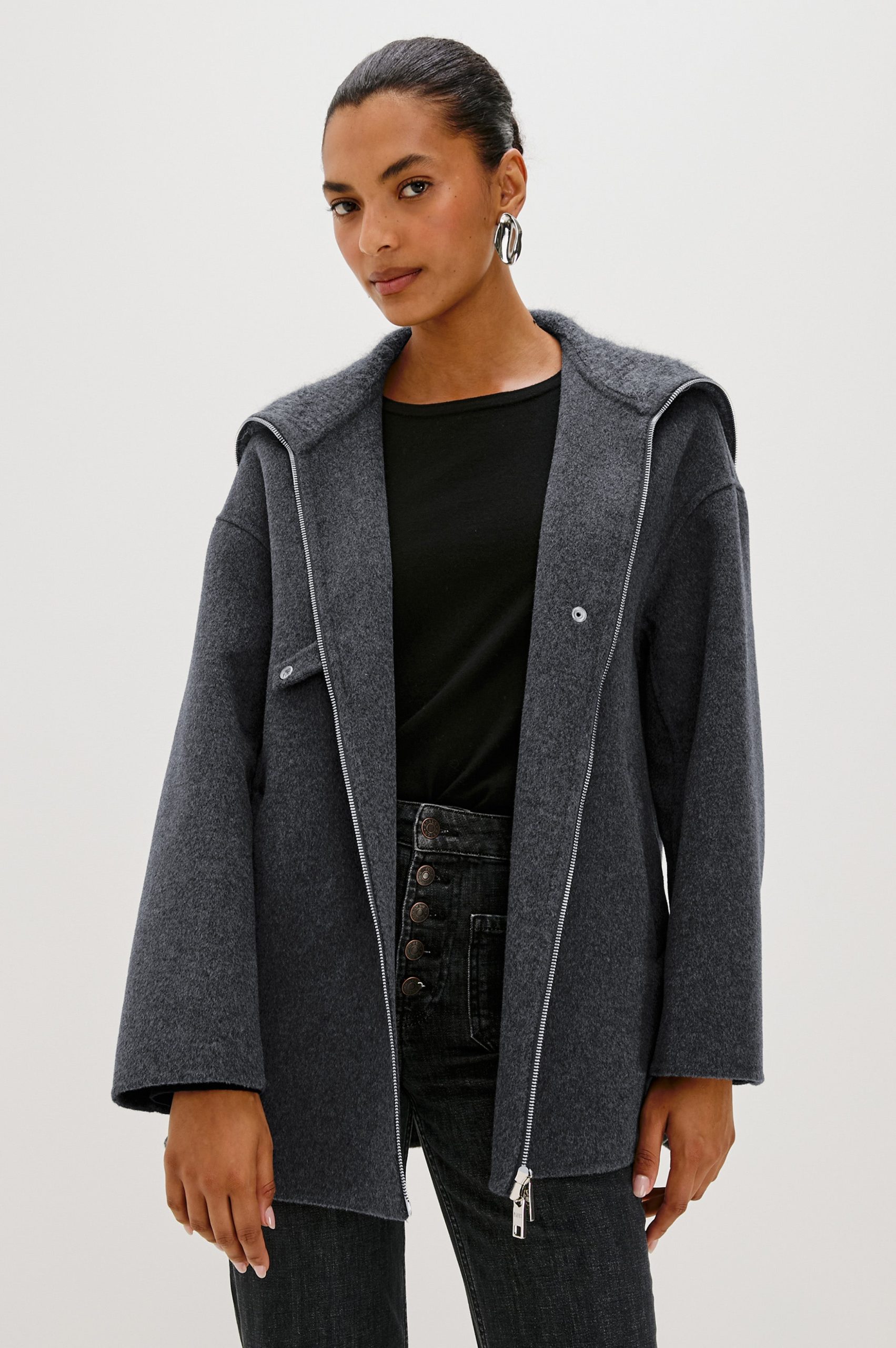 SILVES JACKET - CHARCOAL - Image 4
