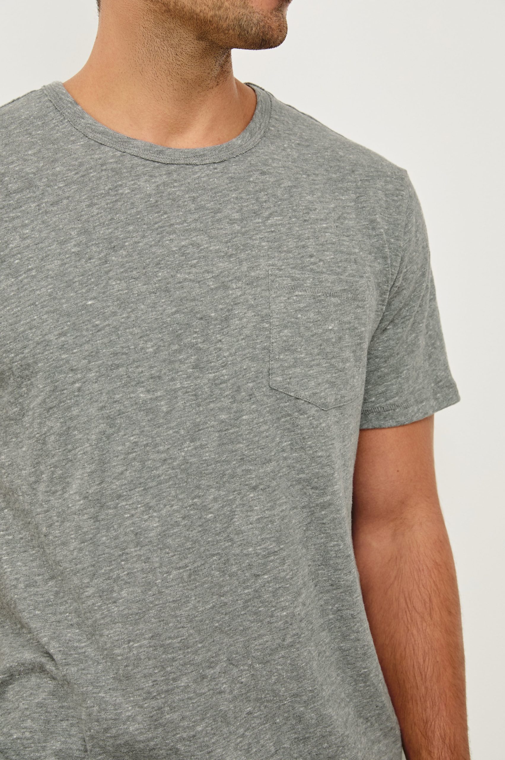 SKIPPER T-SHIRT - HEATHER GREY - Image 7