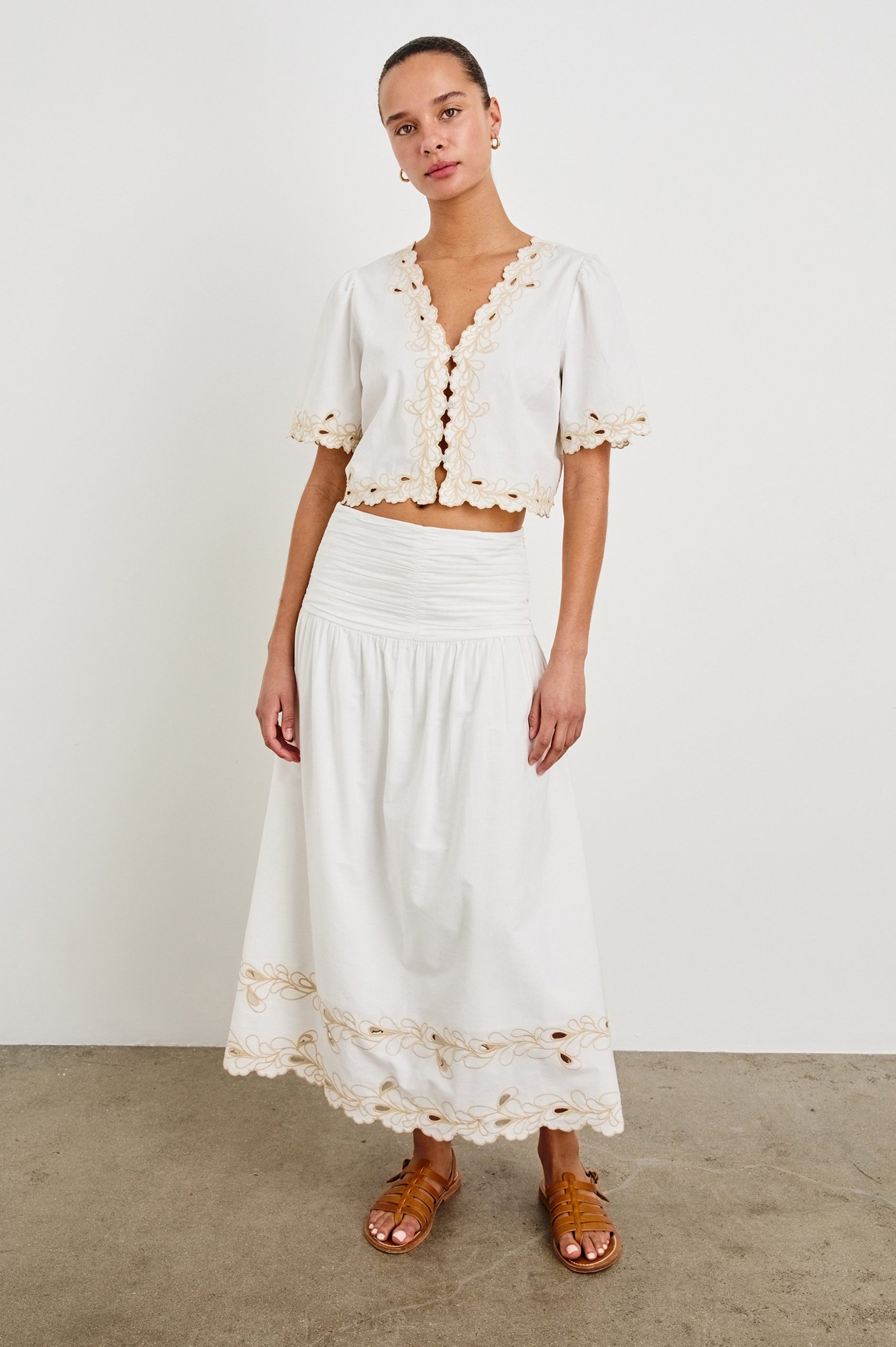 SOL SKIRT - WHITE - Image 3