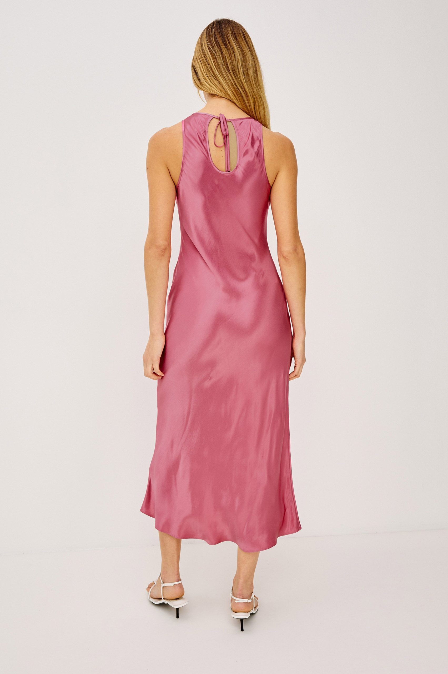 SOLENE DRESS - DARK ROSE - Image 4