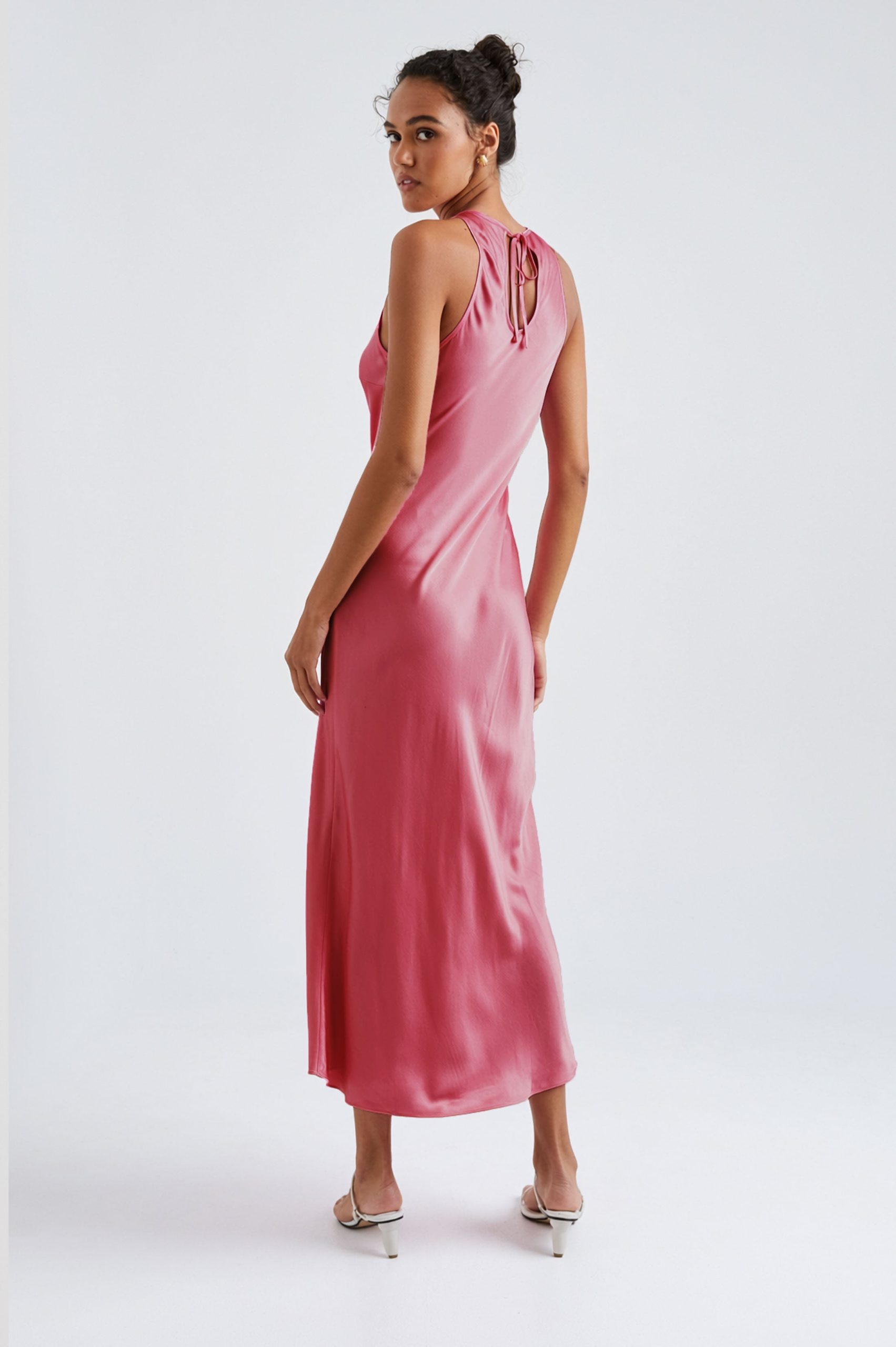 SOLENE DRESS - DARK ROSE - Image 5