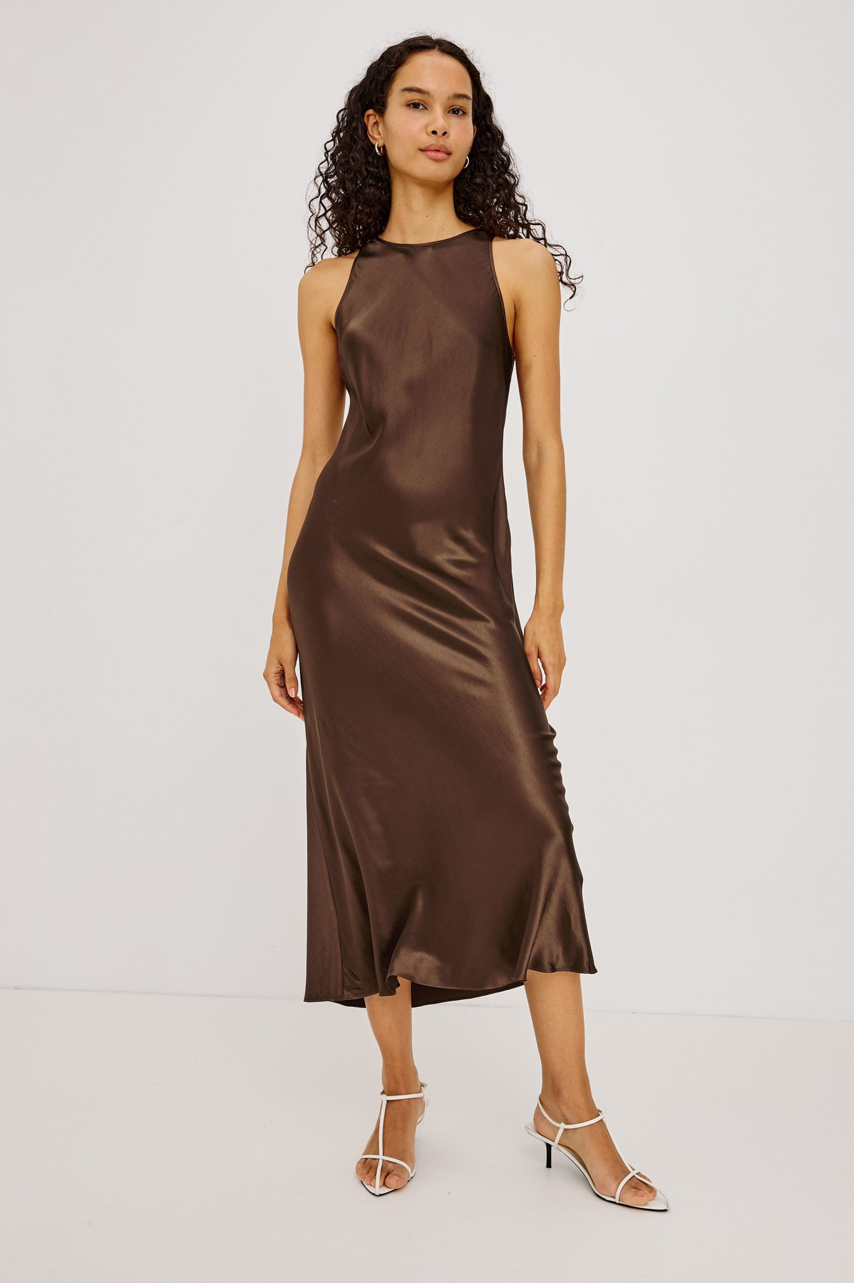 SOLENE DRESS - ESPRESSO - Image 3