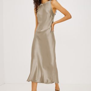 SOLENE DRESS - MINK