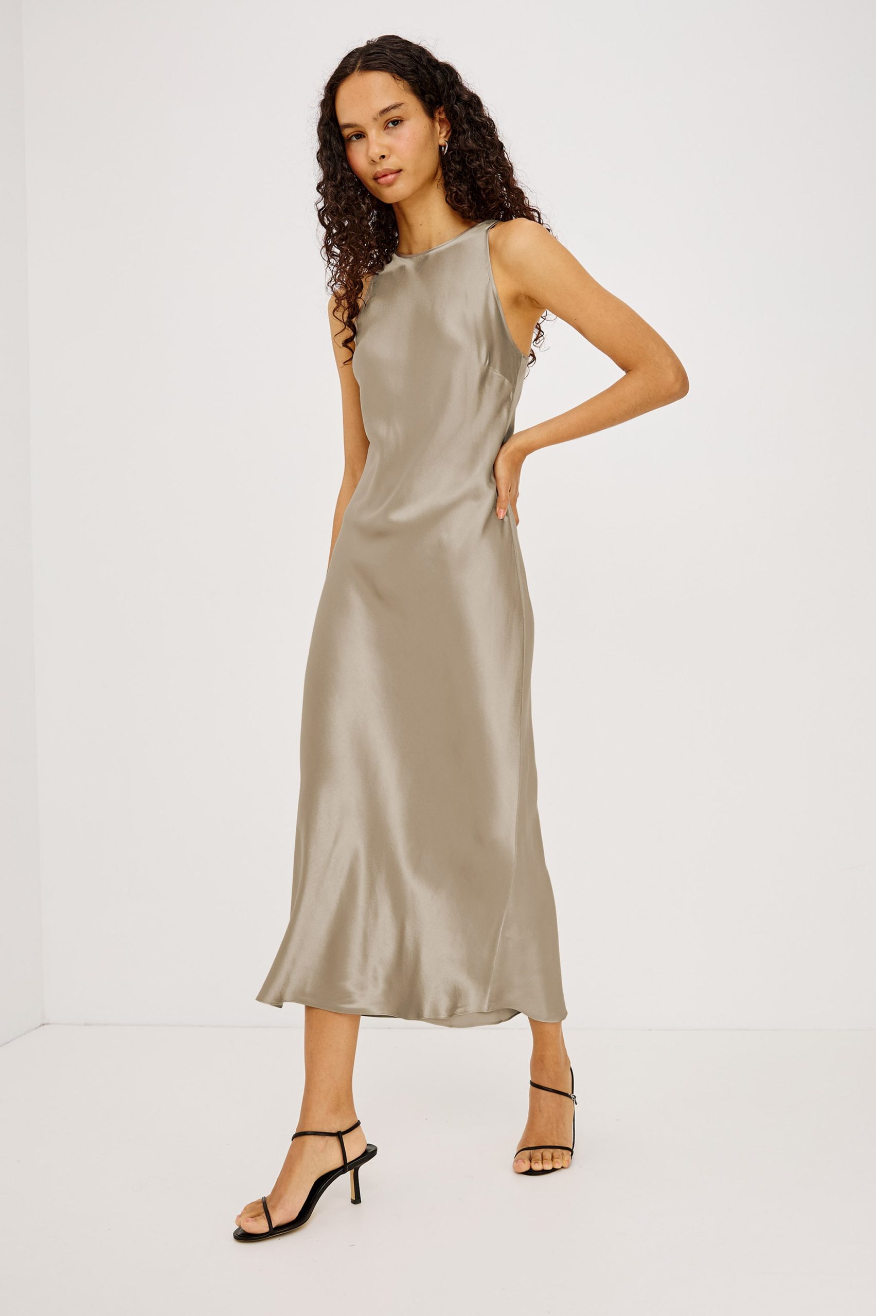 SOLENE DRESS - MINK
