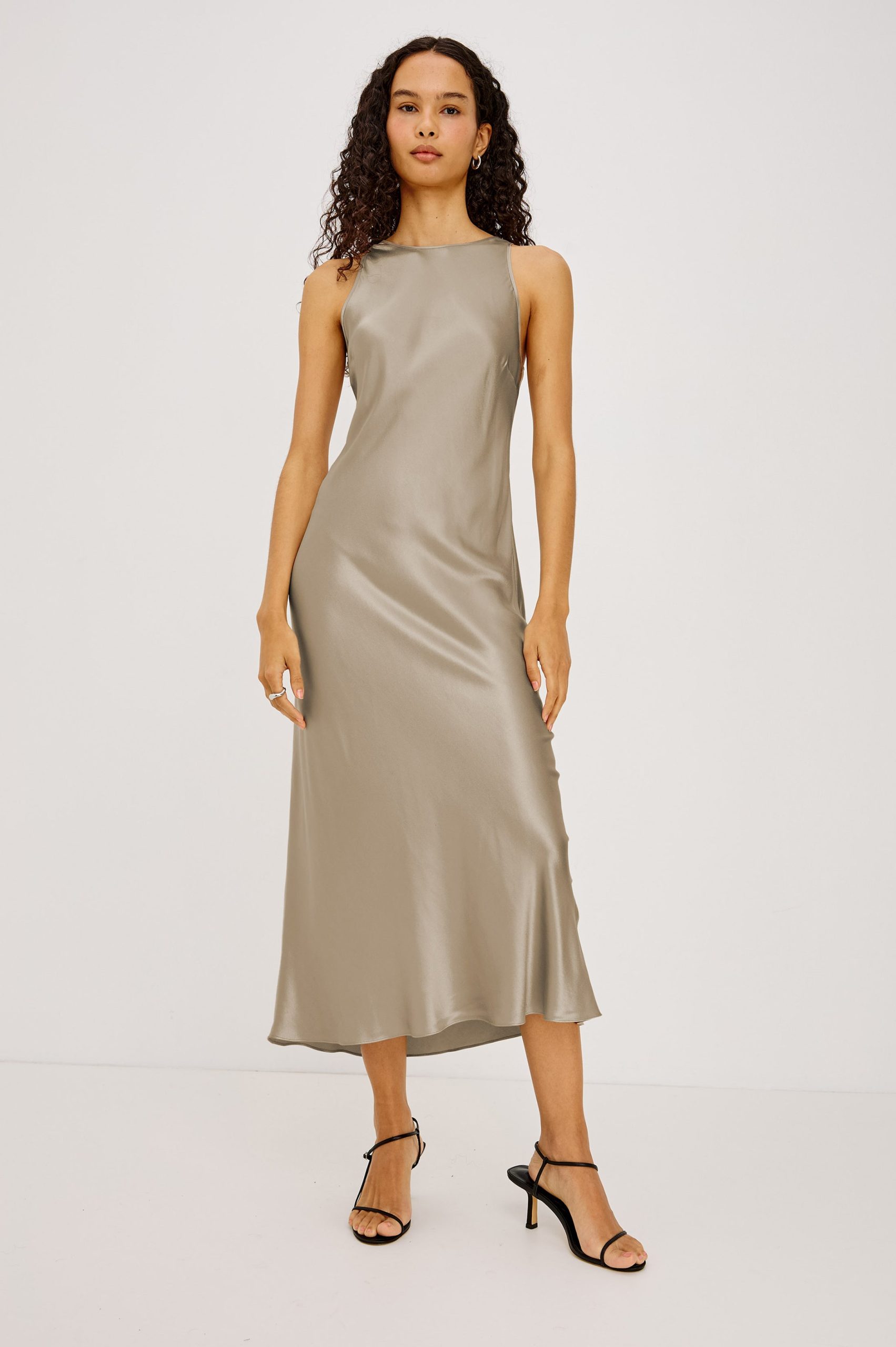 SOLENE DRESS - MINK - Image 3