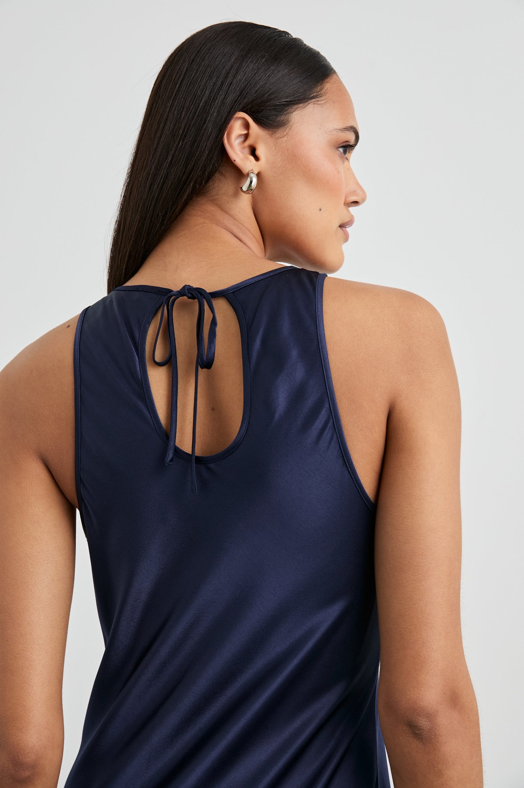 SOLENE DRESS - NAVY - Image 2