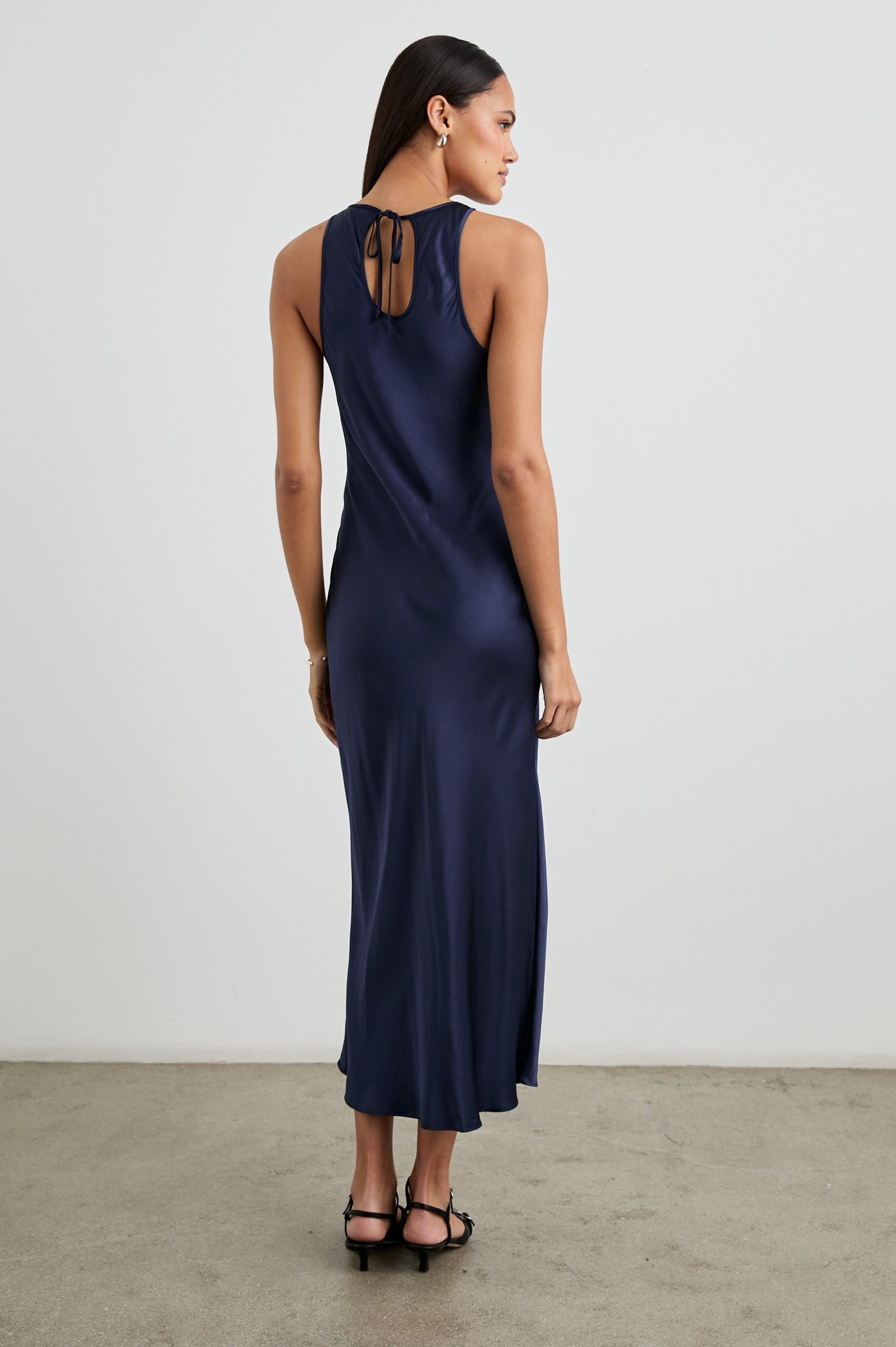 SOLENE DRESS - NAVY - Image 5