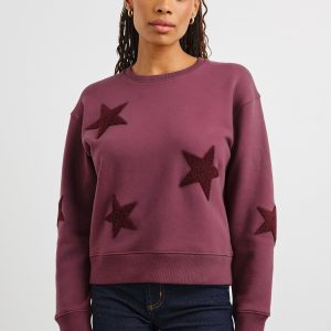 SONIA SWEATSHIRT - BURGUNDY