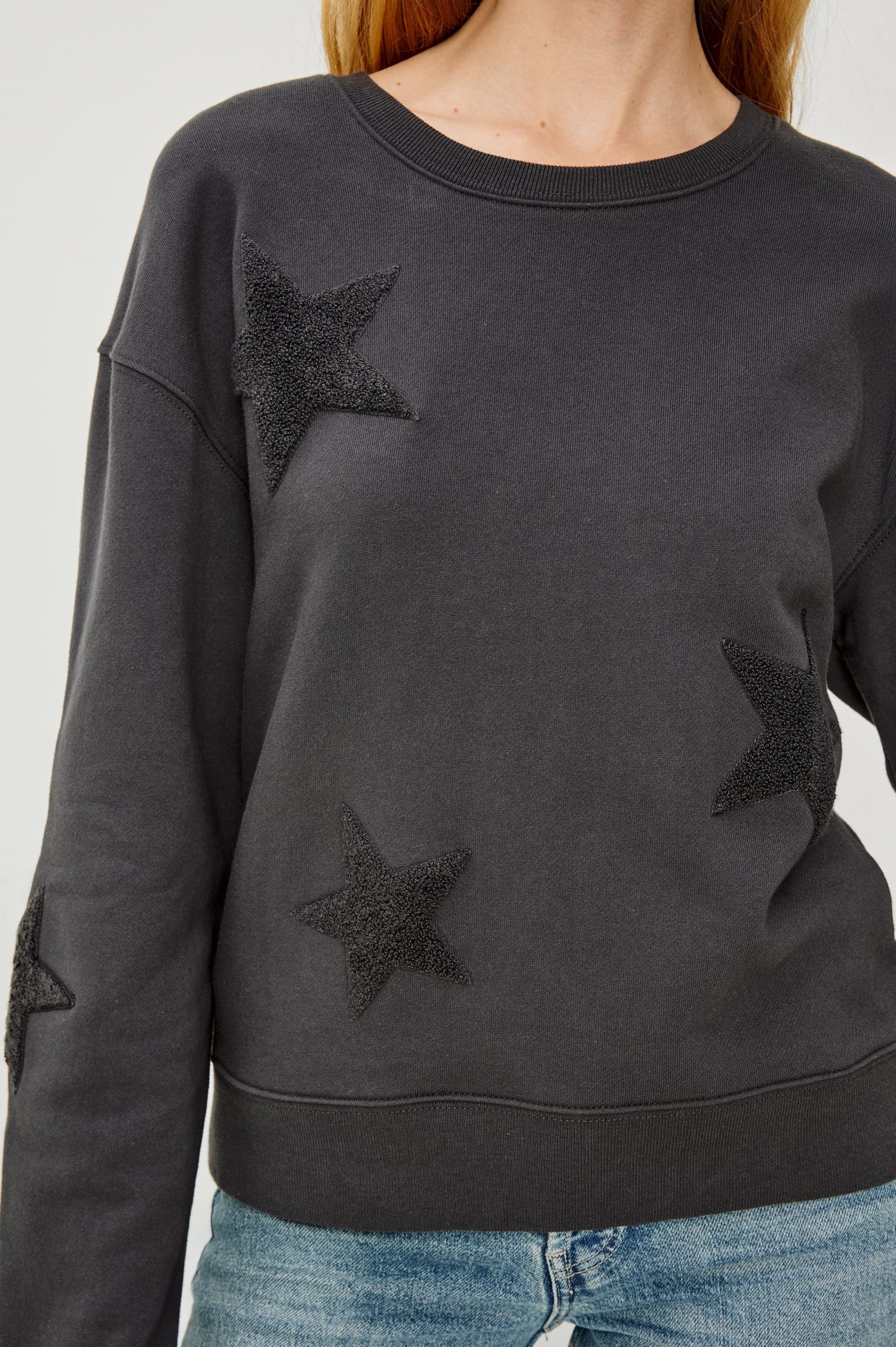 SONIA SWEATSHIRT - WASHED BLACK - Image 2