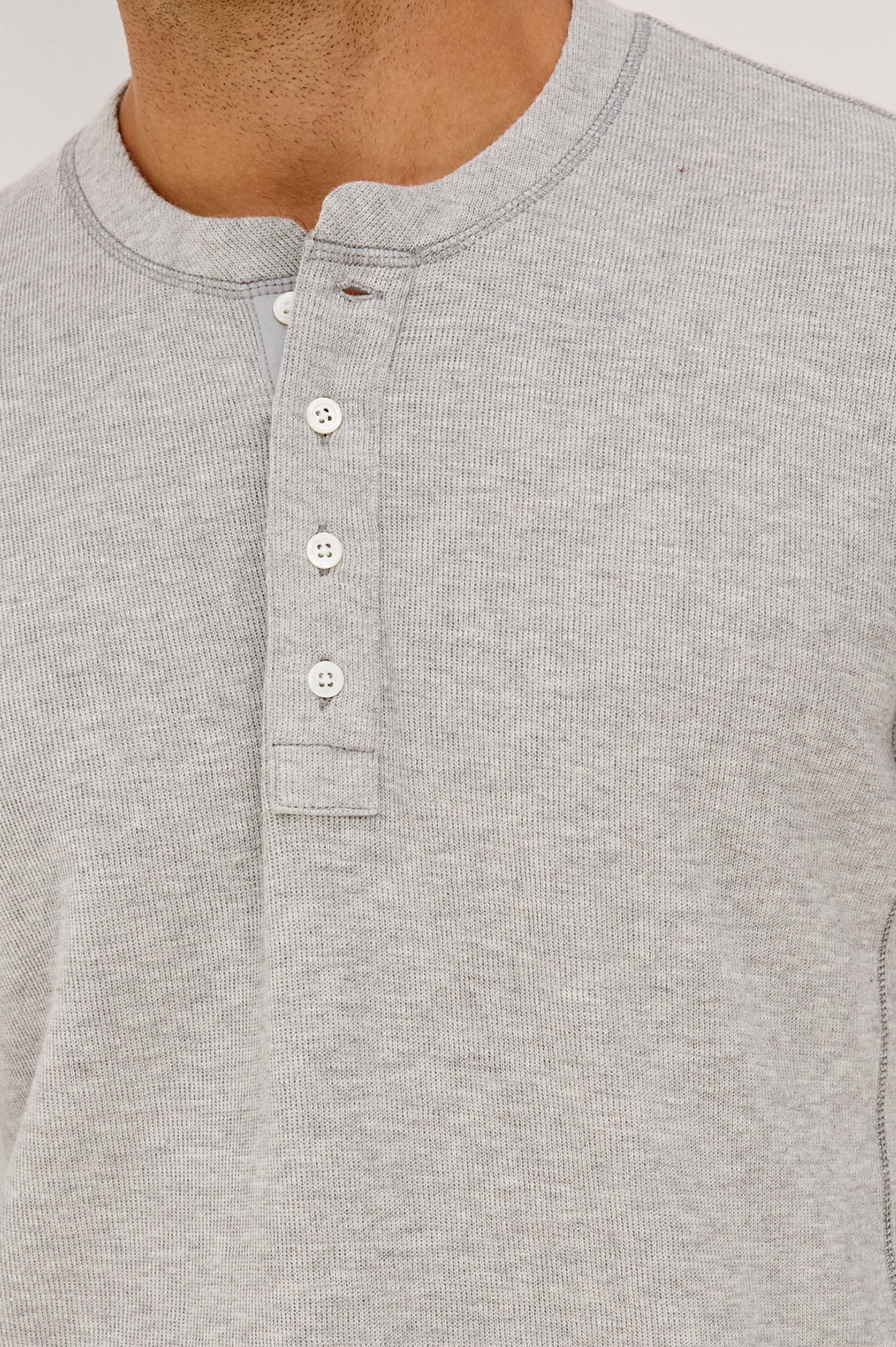 SOTO HENLEY - GREY HEATHER - Image 2