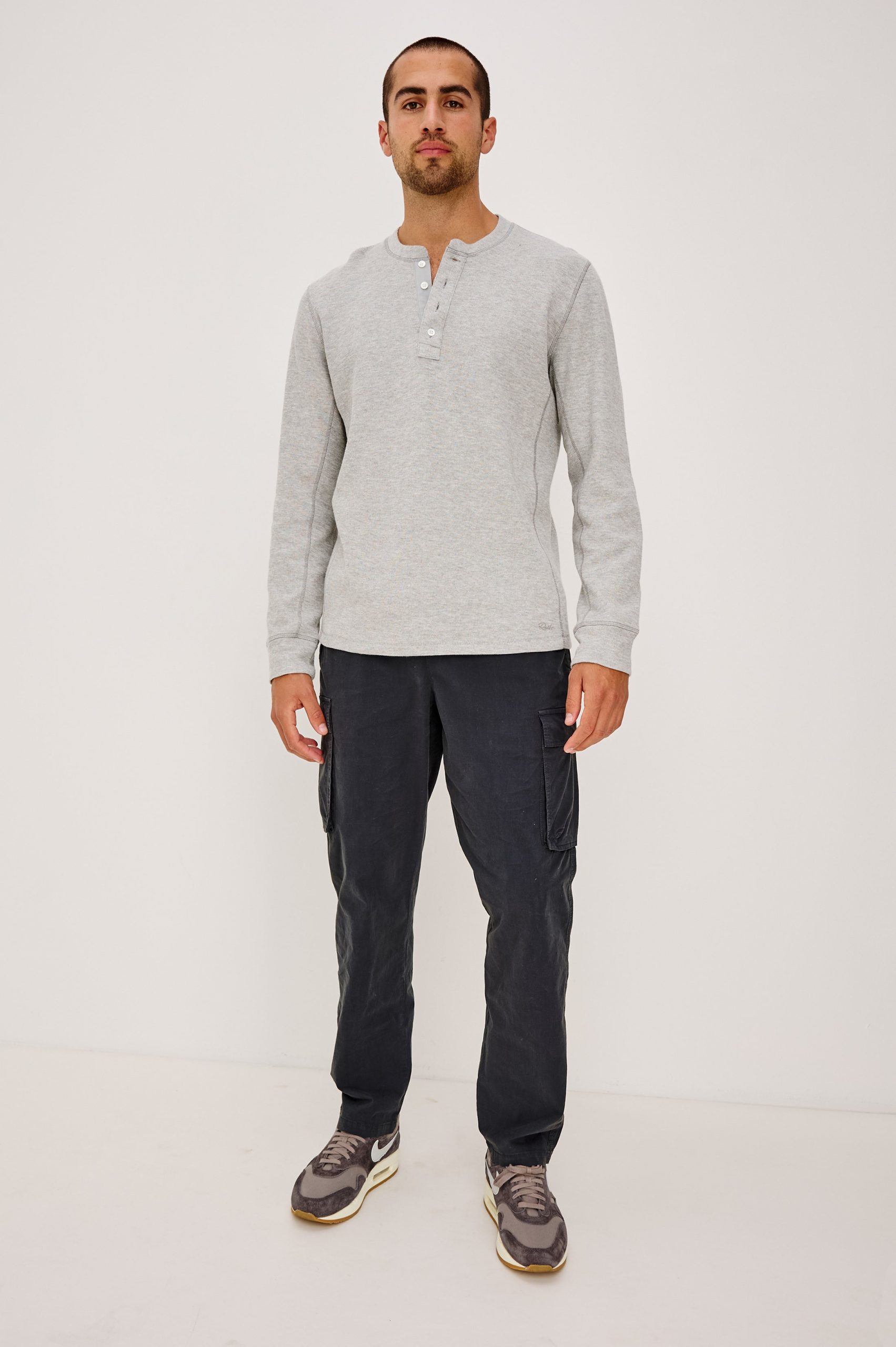 SOTO HENLEY - GREY HEATHER - Image 3