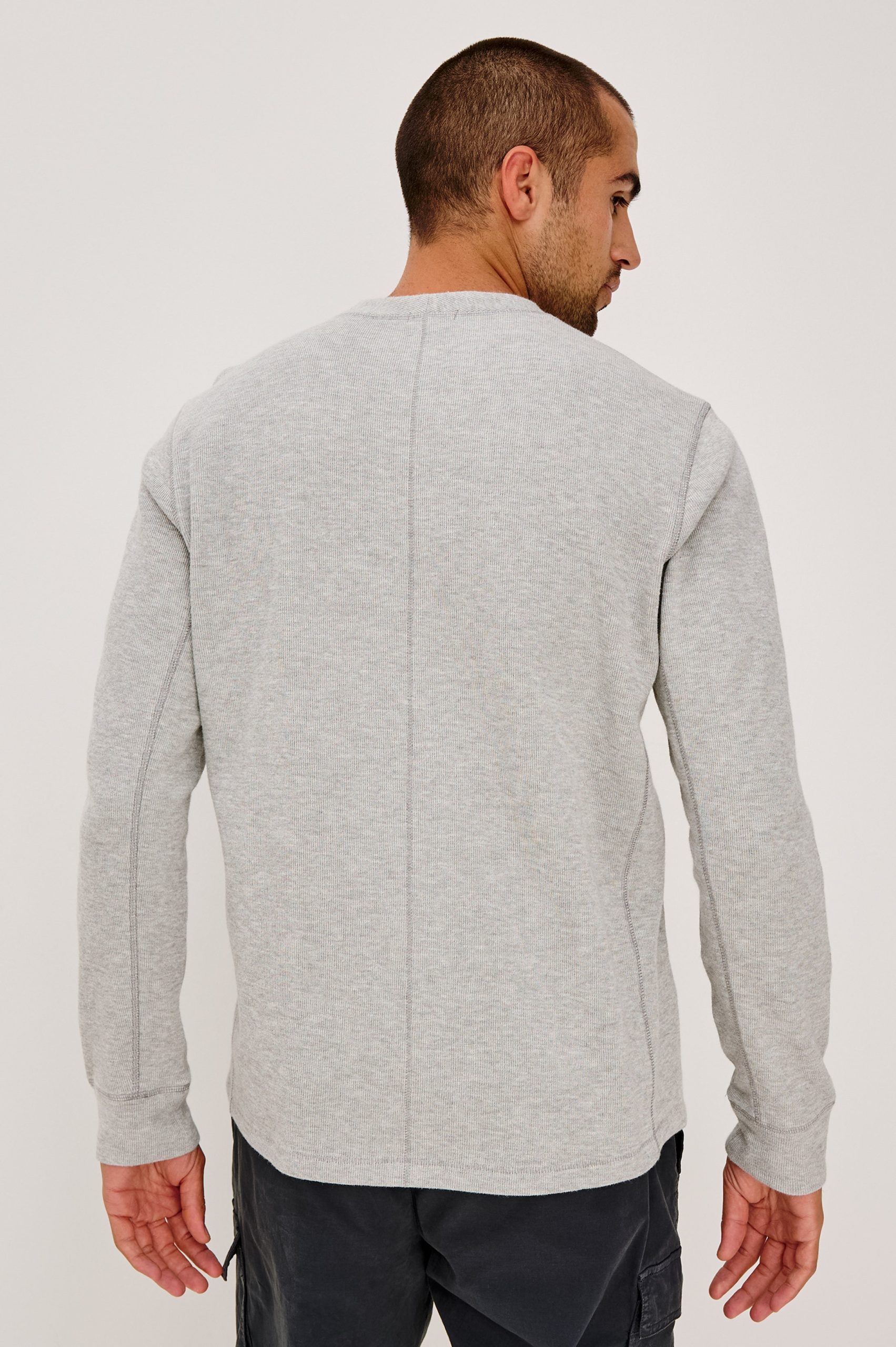 SOTO HENLEY - GREY HEATHER - Image 4