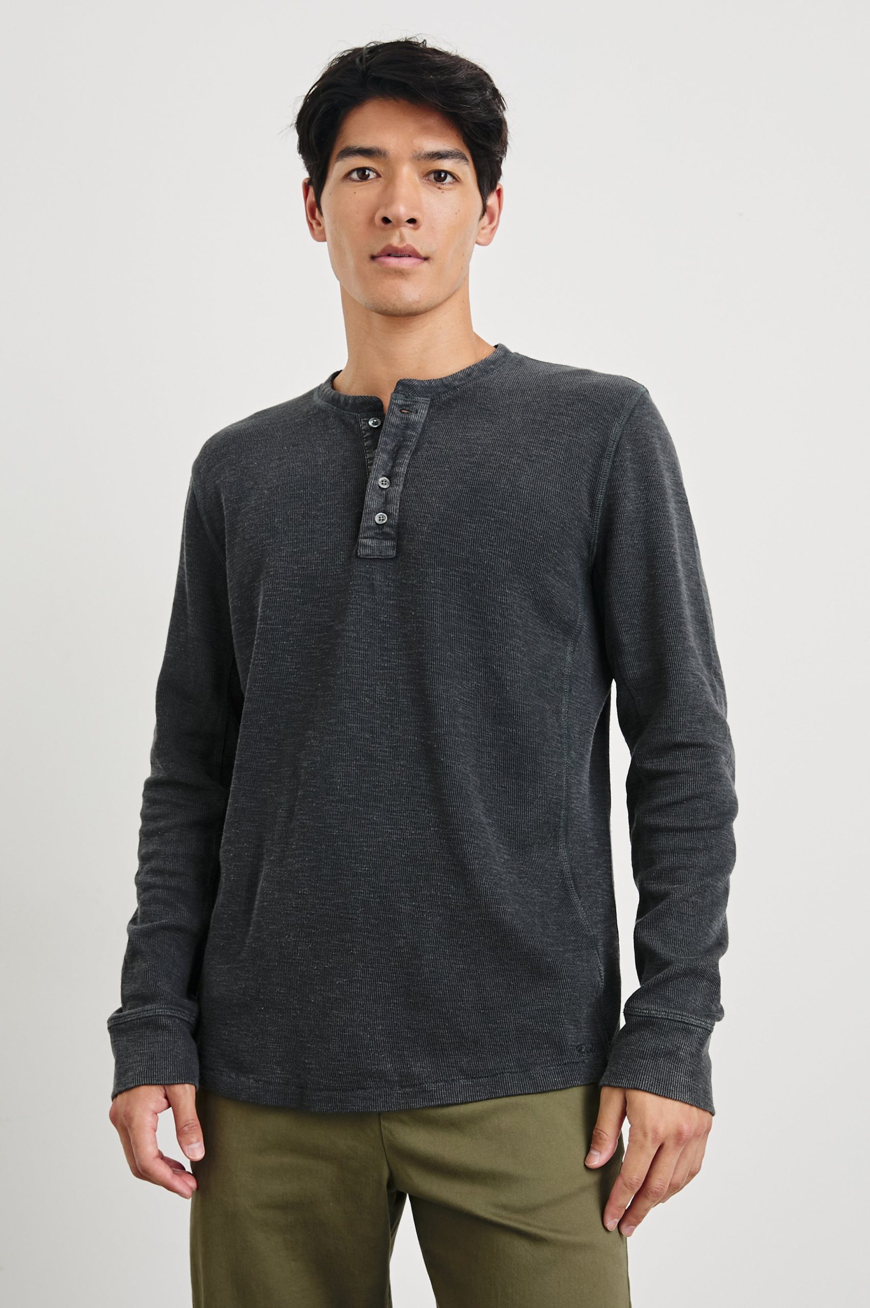 SOTO HENLEY - WASHED BLACK - Image 2